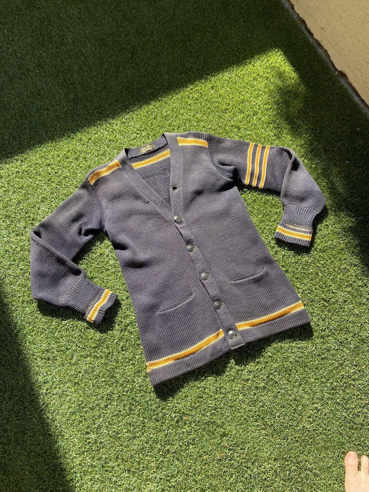 Vintage VTG 50’s Englewood Mills Chicago Wool Cardigan Size US S / EU 44-46 / 1 - 5 Thumbnail