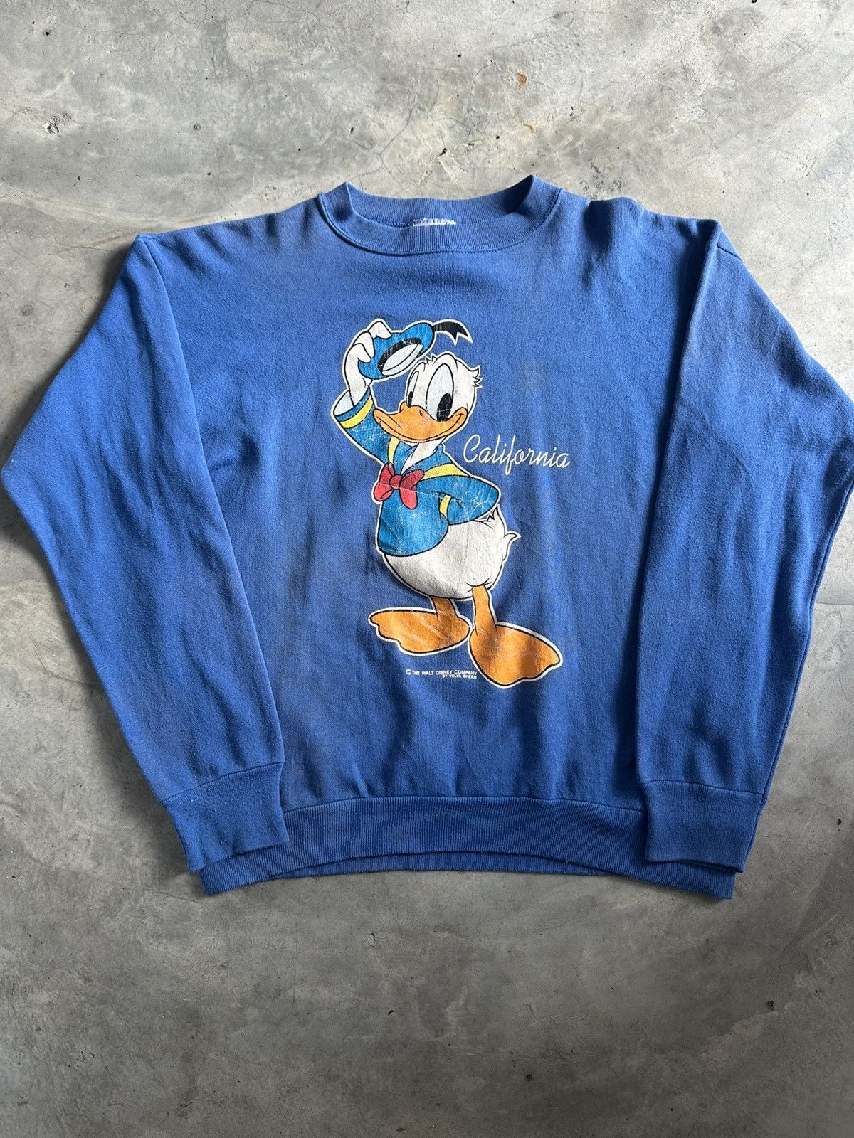 Disney × Vintage Donald Duck Vintage California Sweatshirt Size US M / EU 48-50 / 2 - 1 Thumbnail