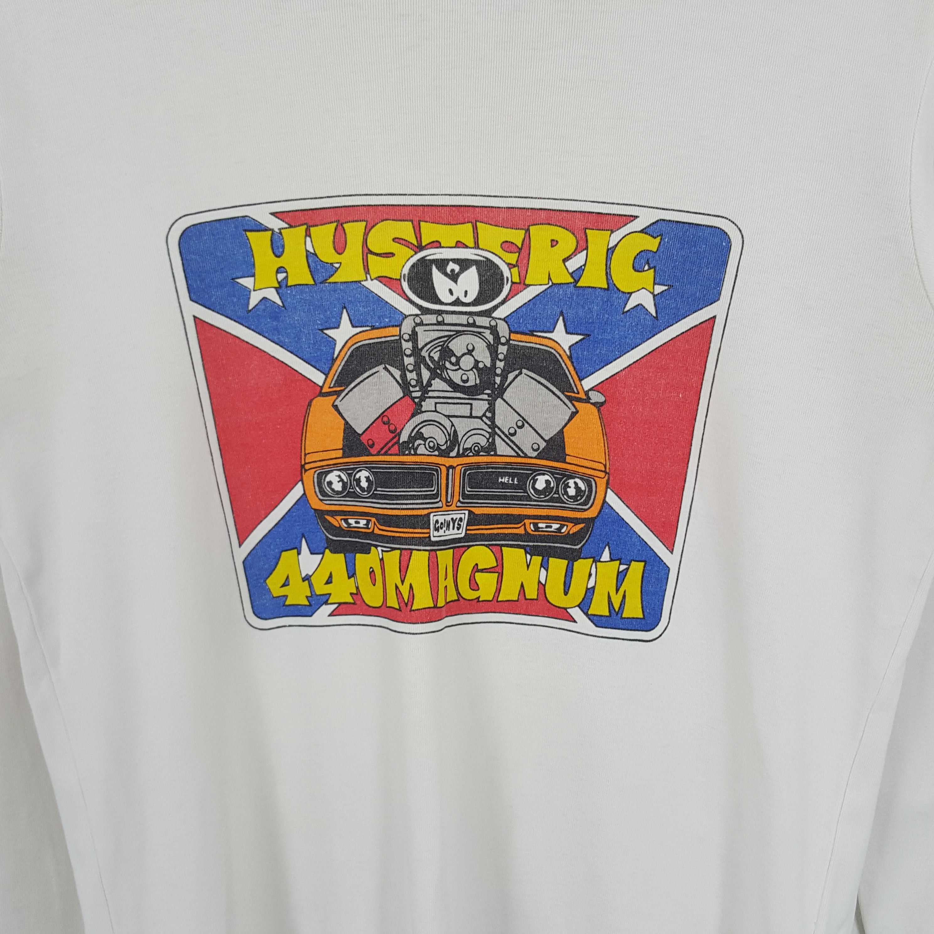 Hysteric Glamour × Japanese Brand × Vintage Vintage Hysteric 440 Magnum Racing Style Tshirt Size US S / EU 44-46 / 1 - 2 Thumbnail
