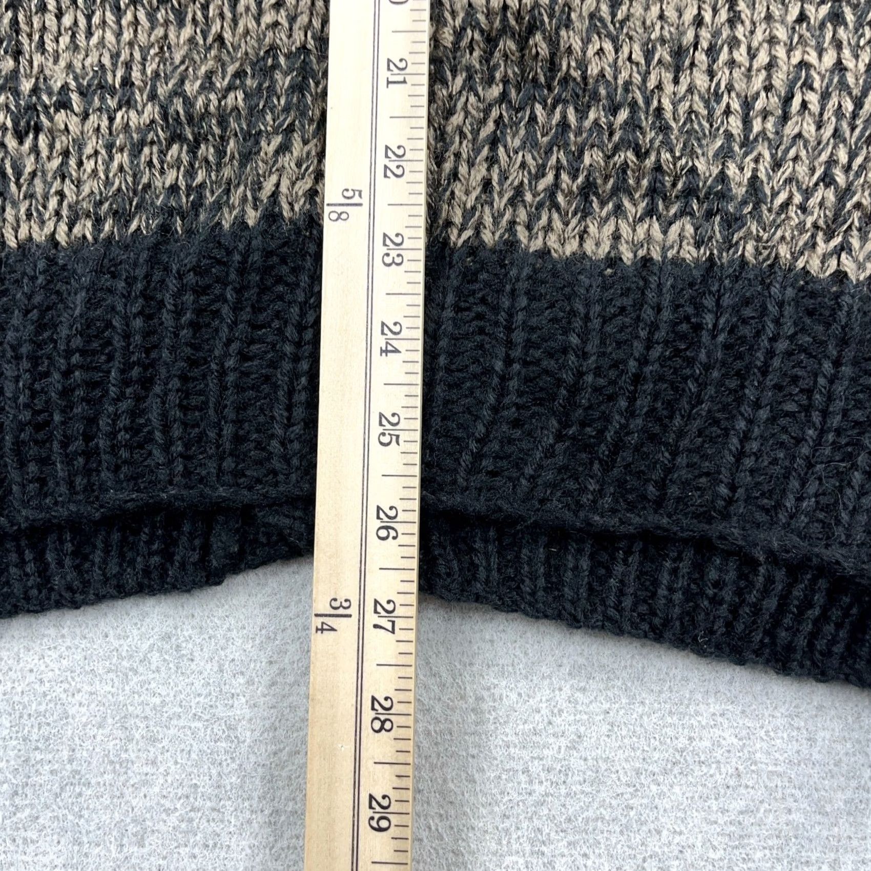 Fortela Vintage Forte Geometric Cardigan Sweater Men M Brown Knit 90s Chunky V-Neck, Regular Fit, All Seasons, Long Sleeve, Button, Logo, Vintage Men Size US M / EU 48-50 / 2 - 7 Thumbnail
