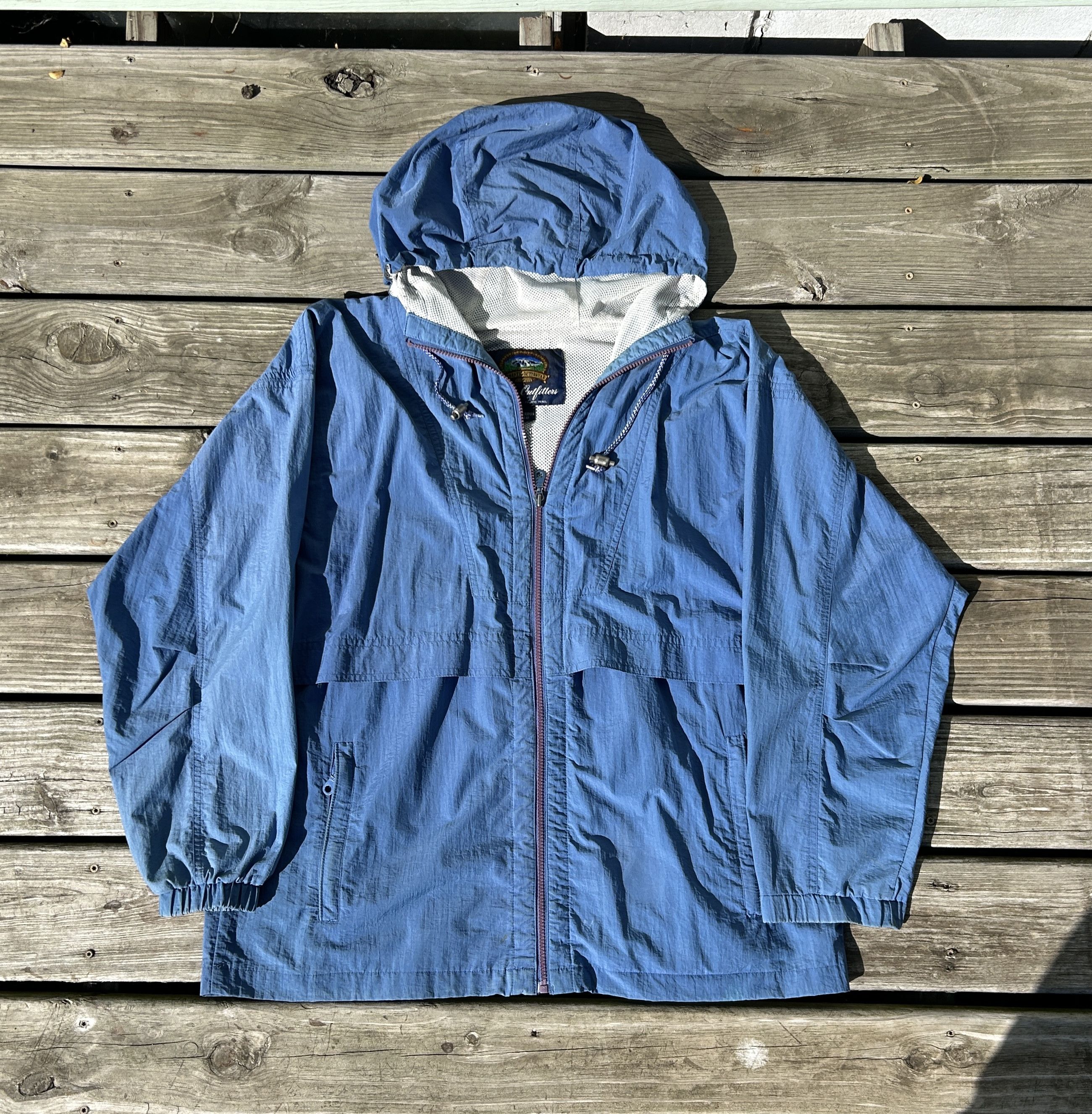 PERSON'S Pierson's Light Blue Raincoat Size US M / EU 48-50 / 2 - 1 Thumbnail