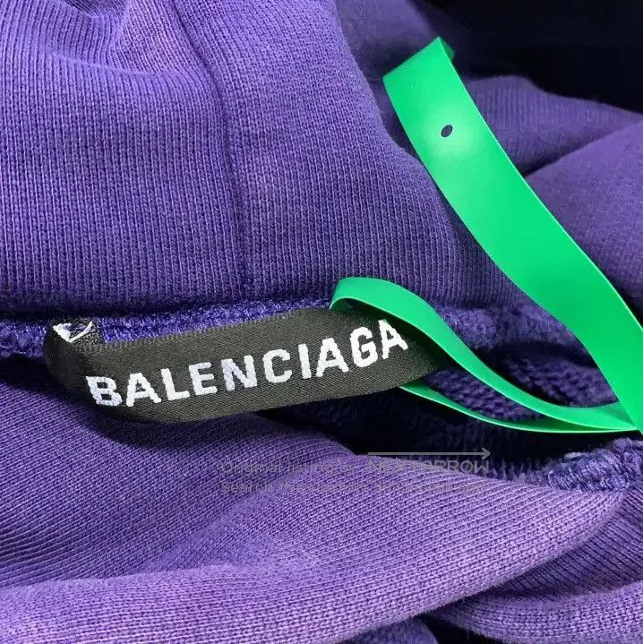 Balenciaga Balenciaga Logo Hoodie in Deep Blue. Size US S / EU 44-46 / 1 - 5 Thumbnail