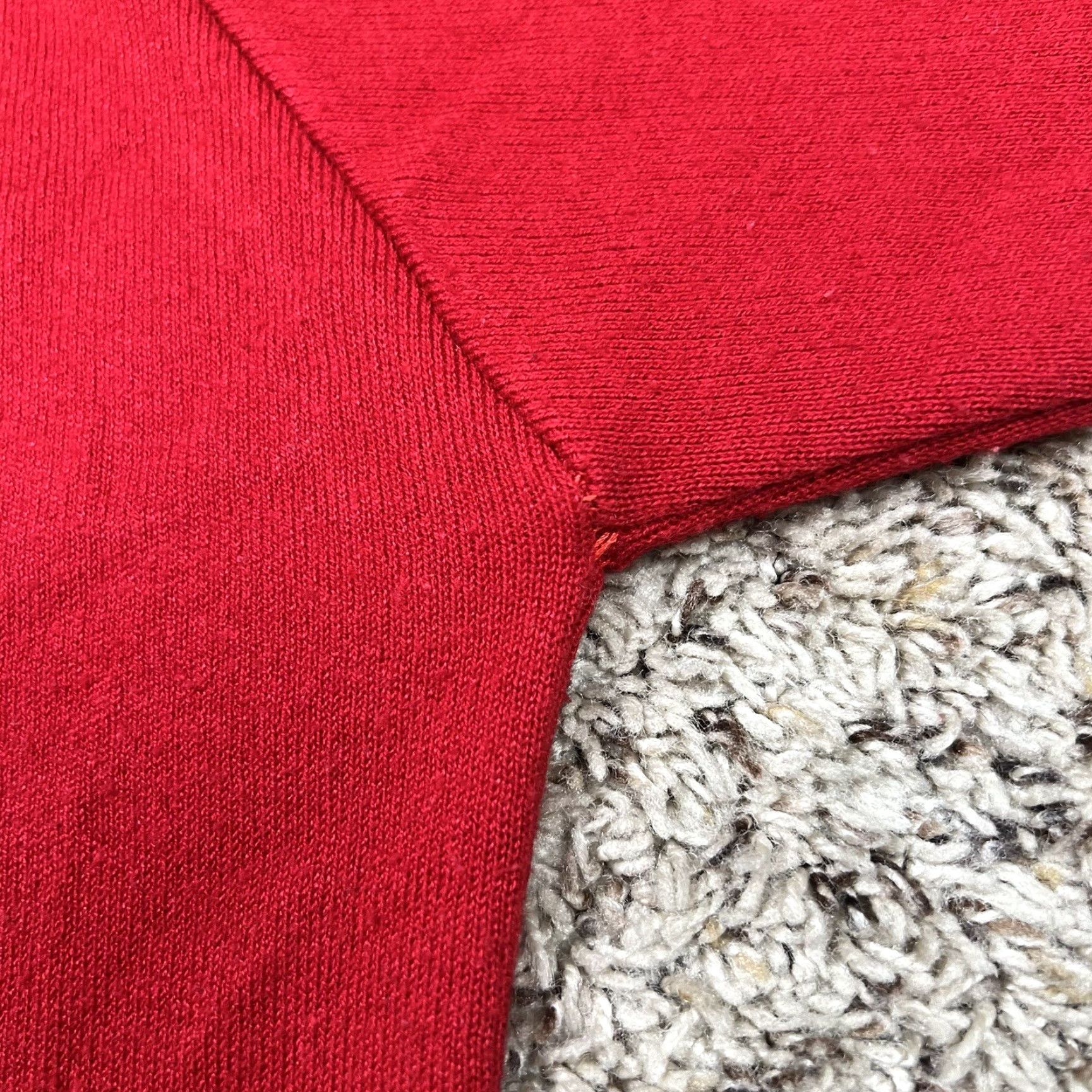 Adidas VINTAGE Adidas Staff V-Neck Knit Red Sweater Adult Large Embroidered Logo Shirts Pullover 80s Mens Womens Unisex Size US L / EU 52-54 / 3 - 7 Thumbnail