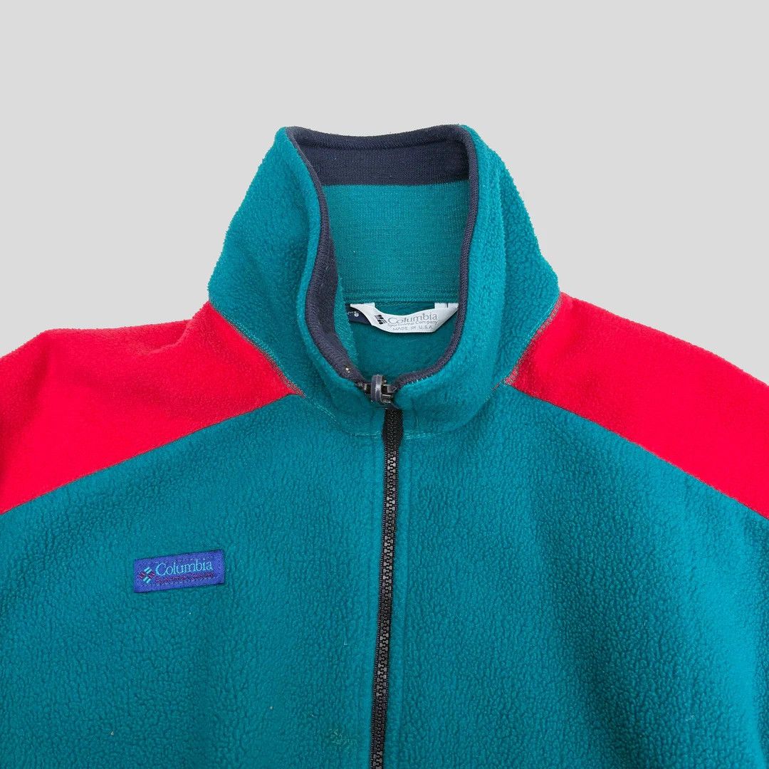 Columbia Columbia 1990 90s 80s Vintage USA Made Rare Fleece Jacket Size US S / EU 44-46 / 1 - 2 Thumbnail