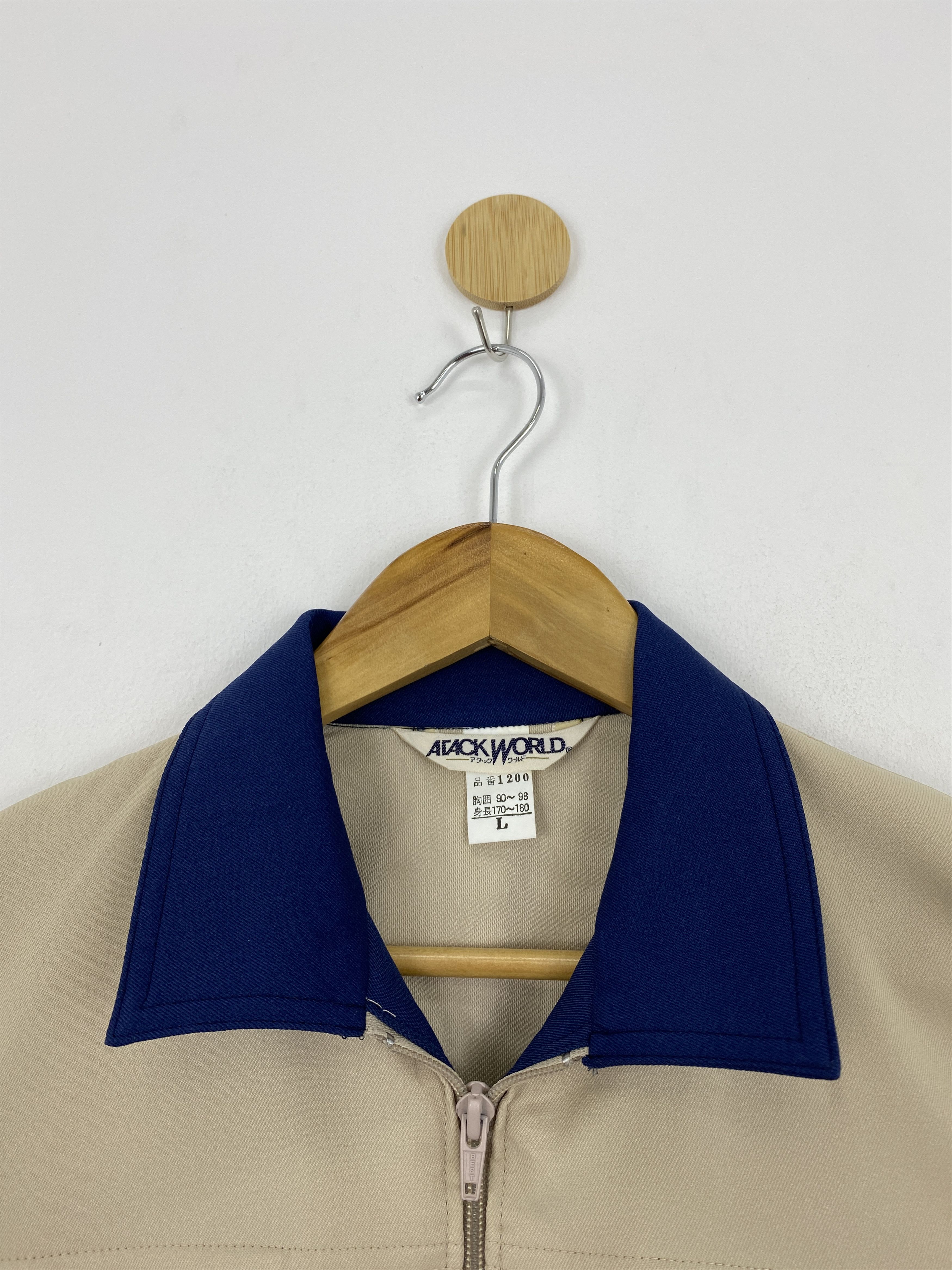 Japanese Brand Vintage 80s Japanese Brand Double Pocket Worker Jacket J1796 Size US L / EU 52-54 / 3 - 8 Thumbnail
