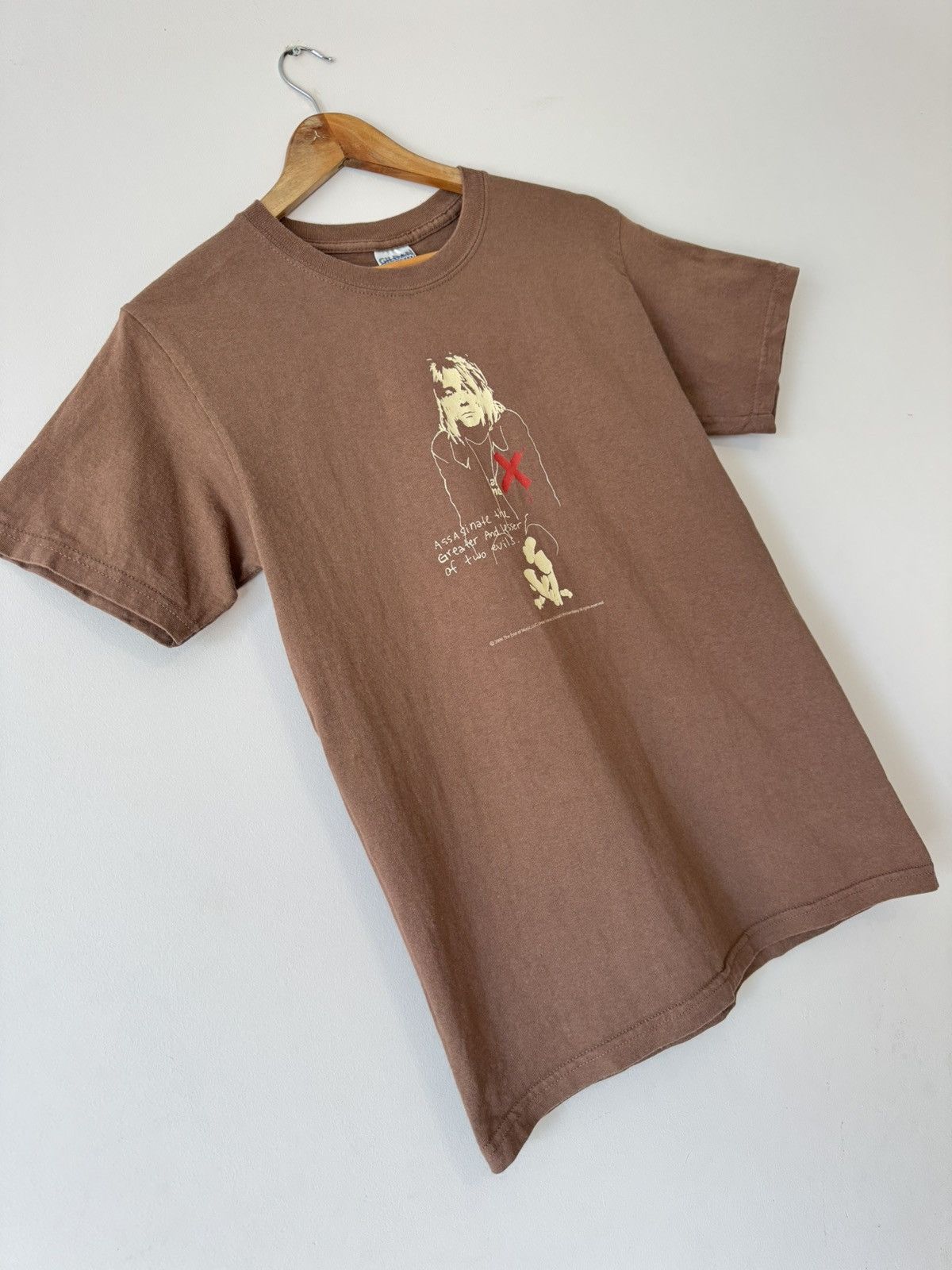 Band Tees Vintage Kurt Cobain 2006 Nirvana Band Rock T-shirt Brown Tee Size US S / EU 44-46 / 1 - 4 Thumbnail