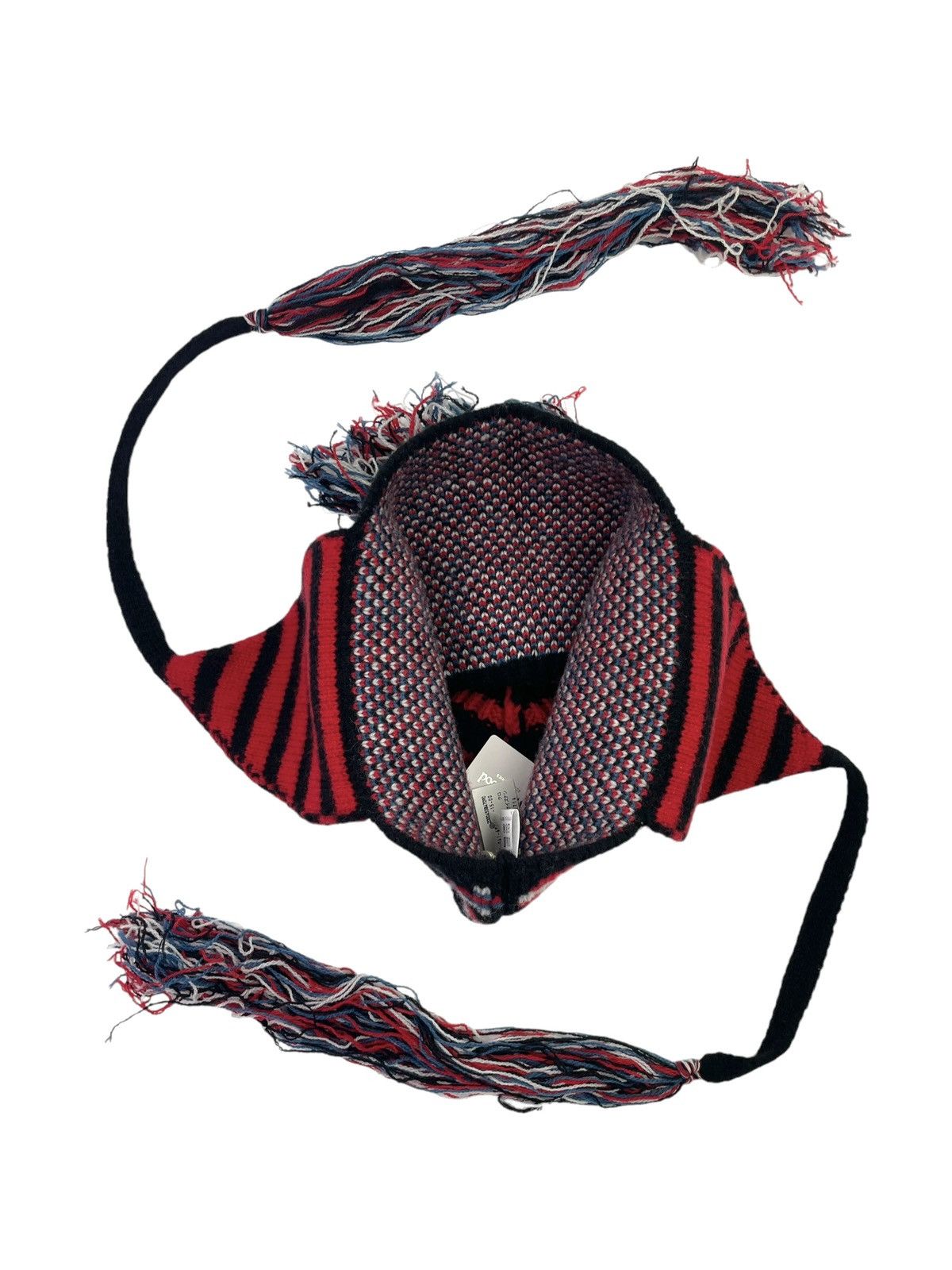 Vivienne Westwood Orb Knit Spell Out Earflap Beanie Size ONE SIZE - 9 Thumbnail