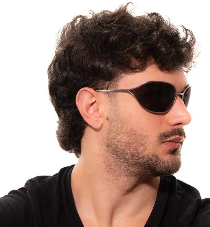 Prada PRADA Sunglasses Sport Metal Shield Oval Flame Star Size ONE SIZE - 2 Thumbnail
