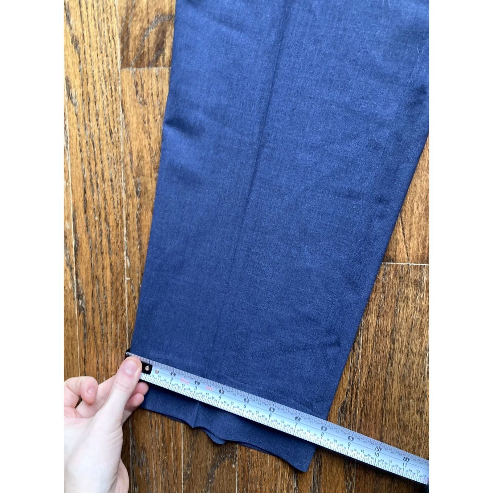 Brooks Brothers Brooks Brothers Dress Pants Mens 36x29 Navy Blue Wool Flat Front Regular Slacks Mens Dress Pants Blue Wool Classic Madison Slacks Size US 36 / EU 52 - 3 Thumbnail