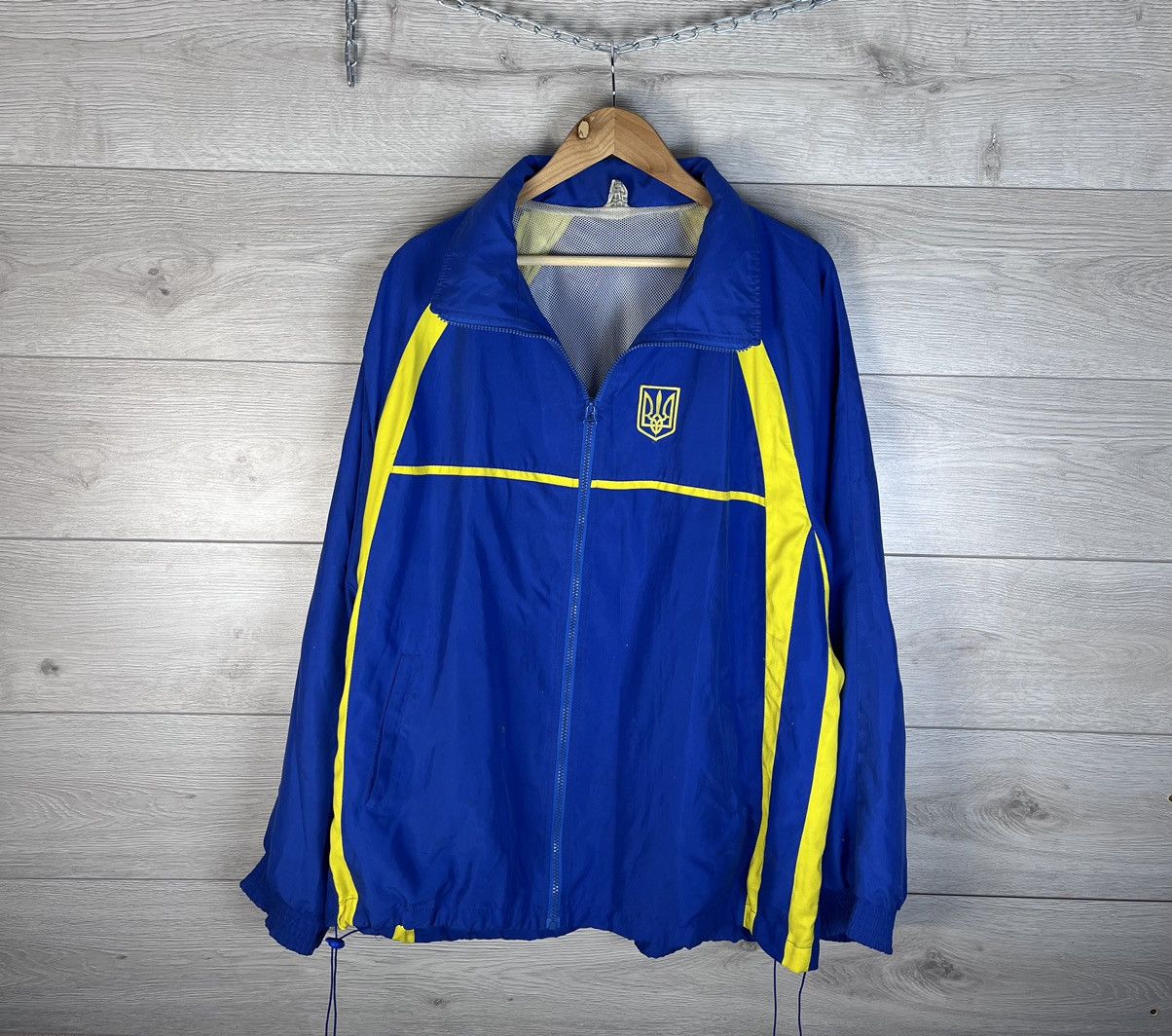 Vintage Vintage Mens Tracksuit Jacket Ukraine 🇺🇦 size Xxxl sport Size US XXL / EU 58 / 5 - 1 Thumbnail