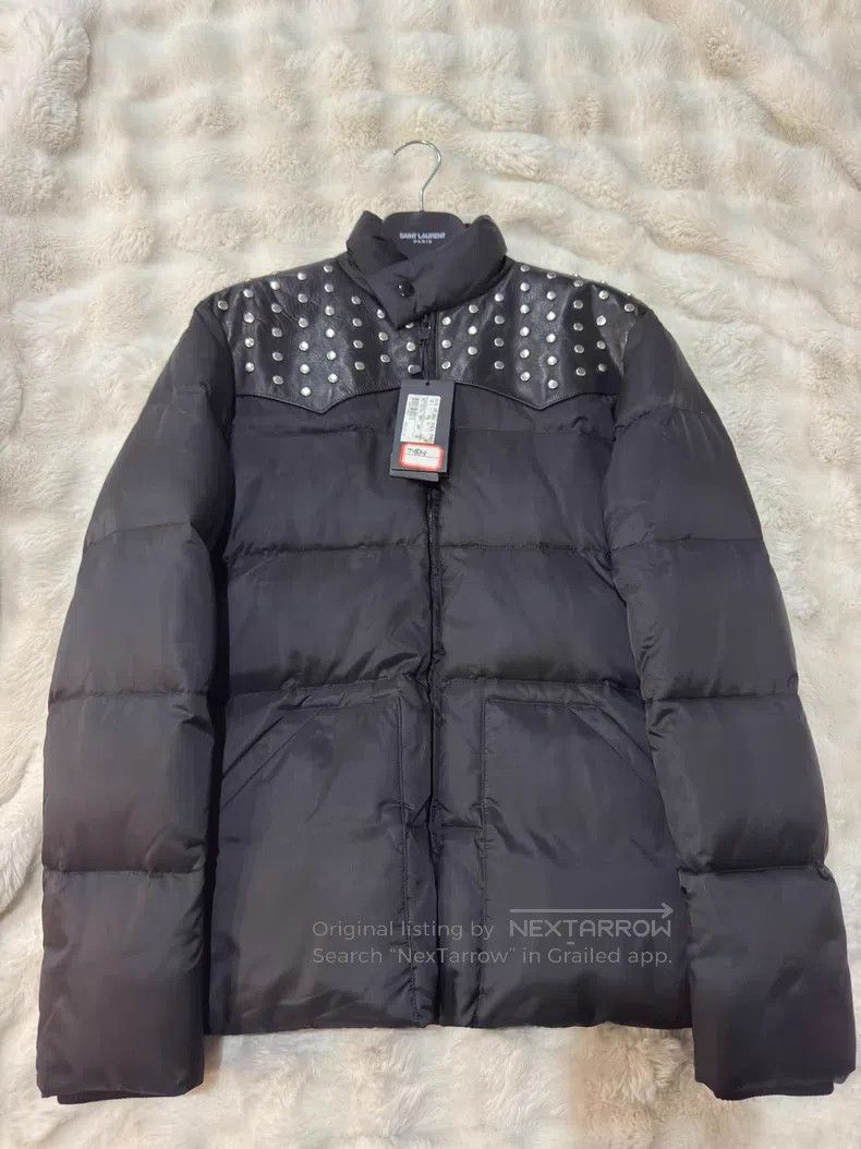 Saint Laurent Paris Saint Laurent Paris New Rivet Patchwork Down Jacket Size US S / EU 44-46 / 1 - 1 Thumbnail