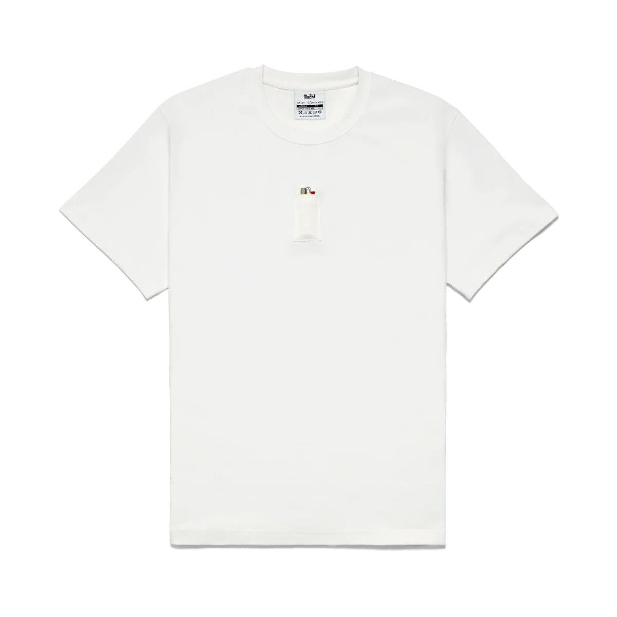 mschf cigarette pocket tee Cig White  Side Kicks Mschf Cigarette Pocket Tee :