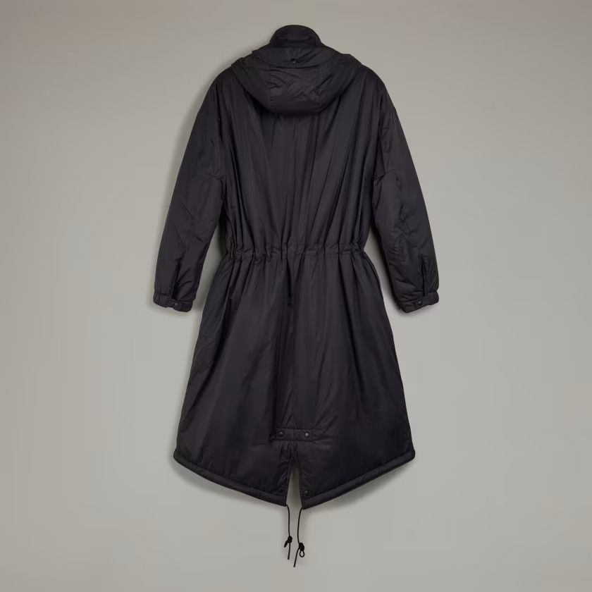 Y-3 o1s22i1n0125 Long Padded Nylon Parka Coat in Black Size US M / EU 48-50 / 2 - 2 Thumbnail