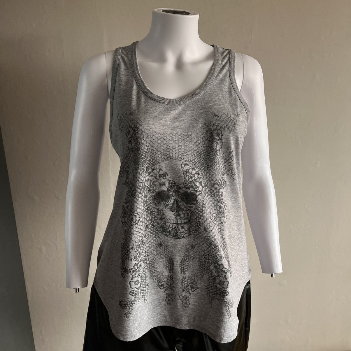 Alexander McQueen Alexander McQueen Skull and Flowers Vest Top Size M / US 6-8 / IT 42-44 - 6 Thumbnail