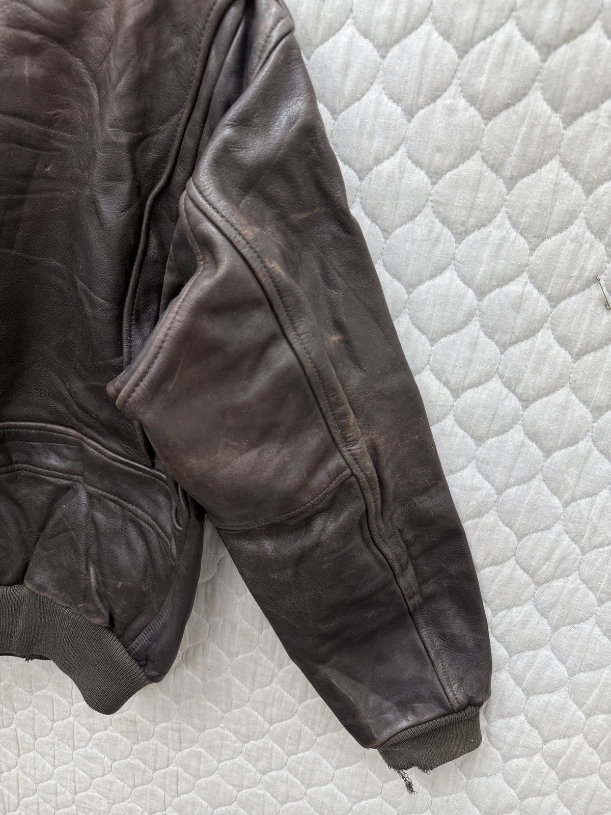 Genuine Leather 🔥🔥🔥ARCHIVE VTG A2 LEATHER FLIGHT JACKET Size US M / EU 48-50 / 2 - 16 Thumbnail