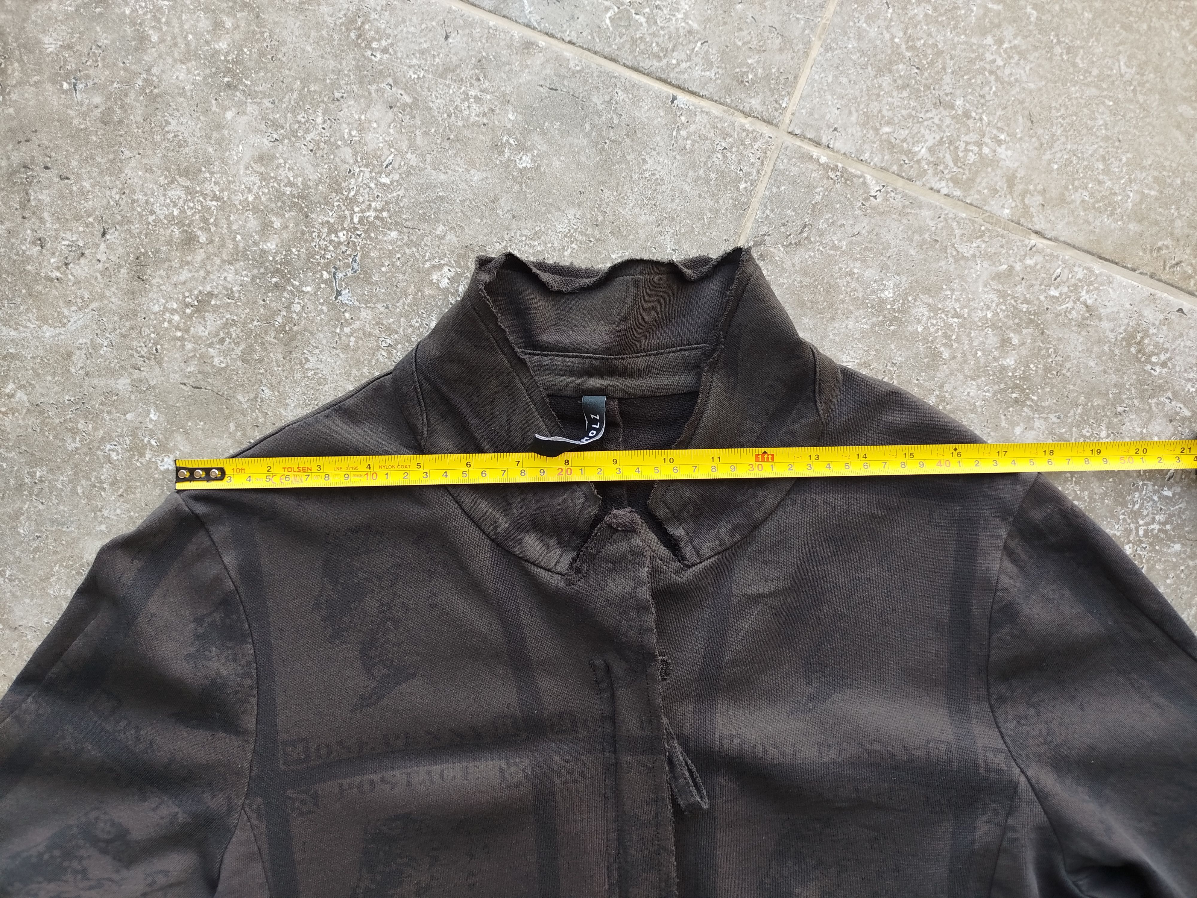 Rundholz Cardigan Jacket Full Zip Pockets One Penny Print Cotton Size L / US 10 / IT 46 - 11 Thumbnail
