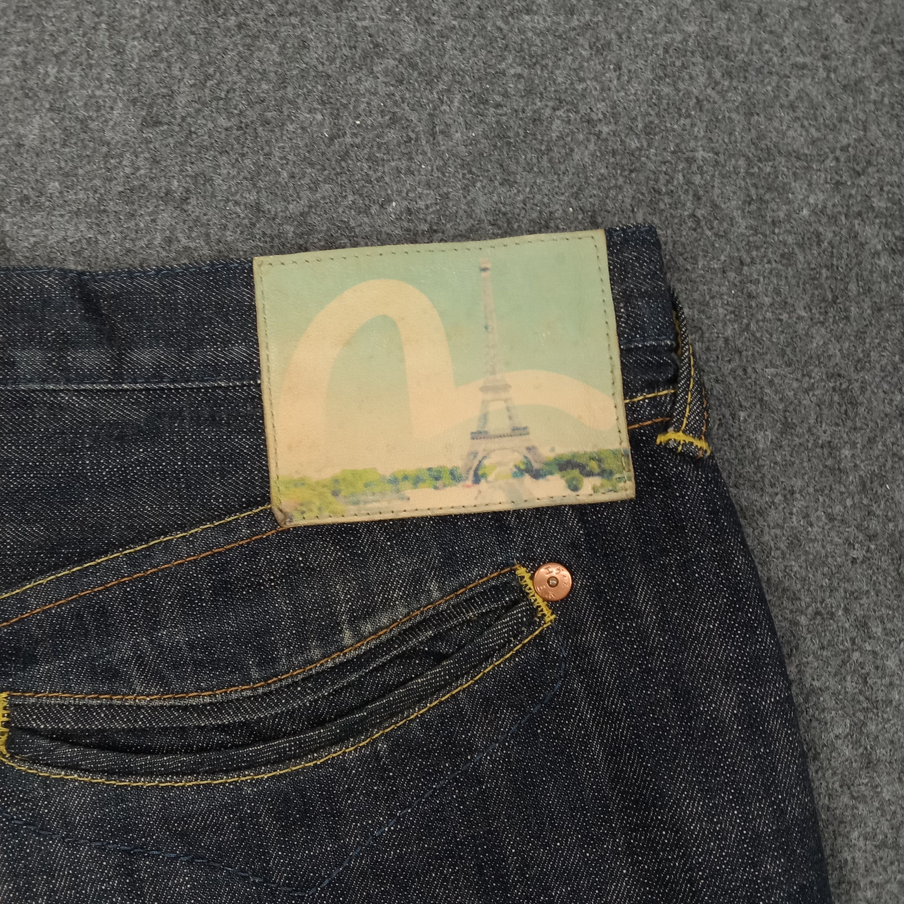 Evisu Evisu Paris Selvedge Japan Brand Daicock Denim Jeans C258N30 Size US 37 - 3 Thumbnail