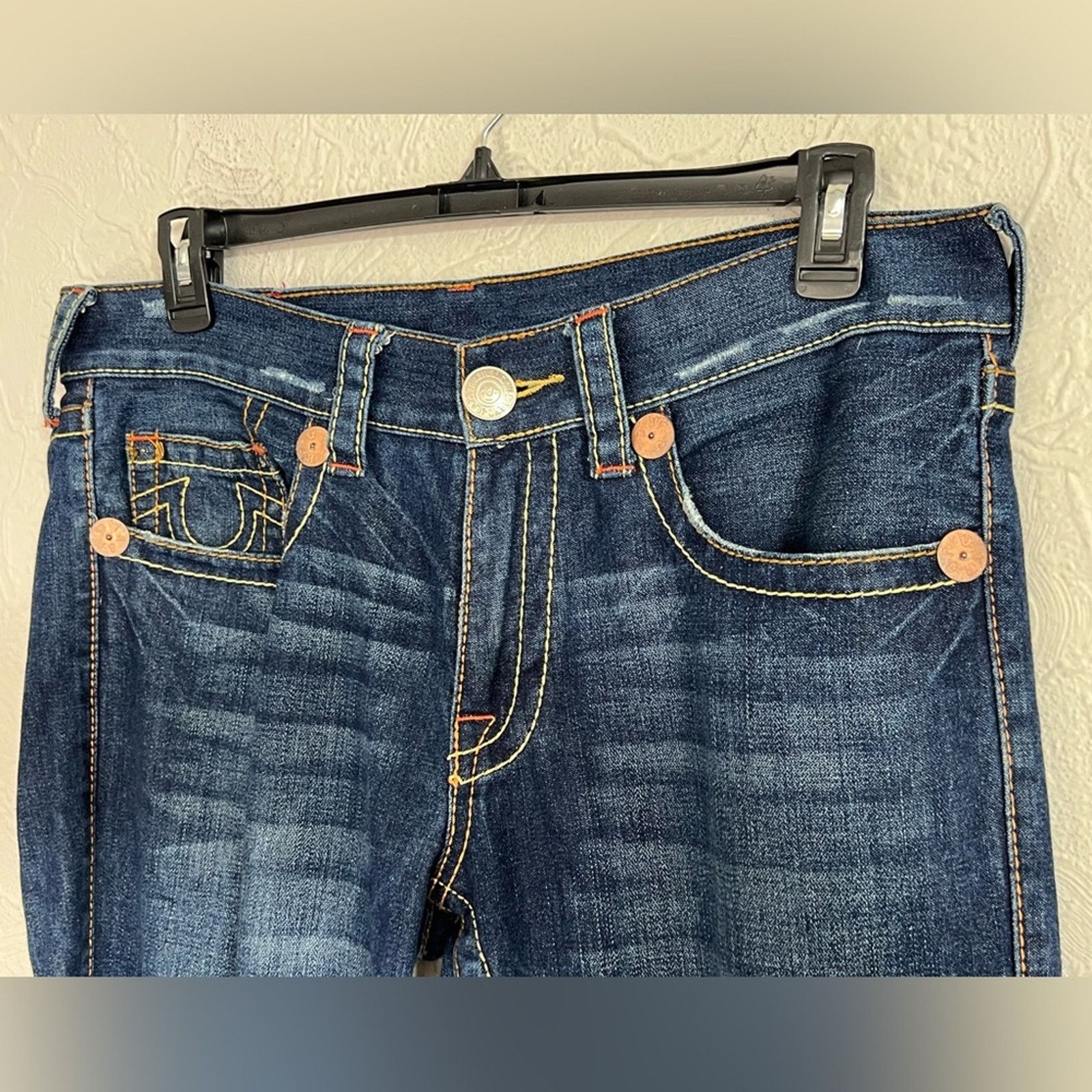 True Religion VTG True Religion Bobby Big T Baggy Denim Jeans Mens 32x34 Size US 32 / EU 48 - 4 Thumbnail