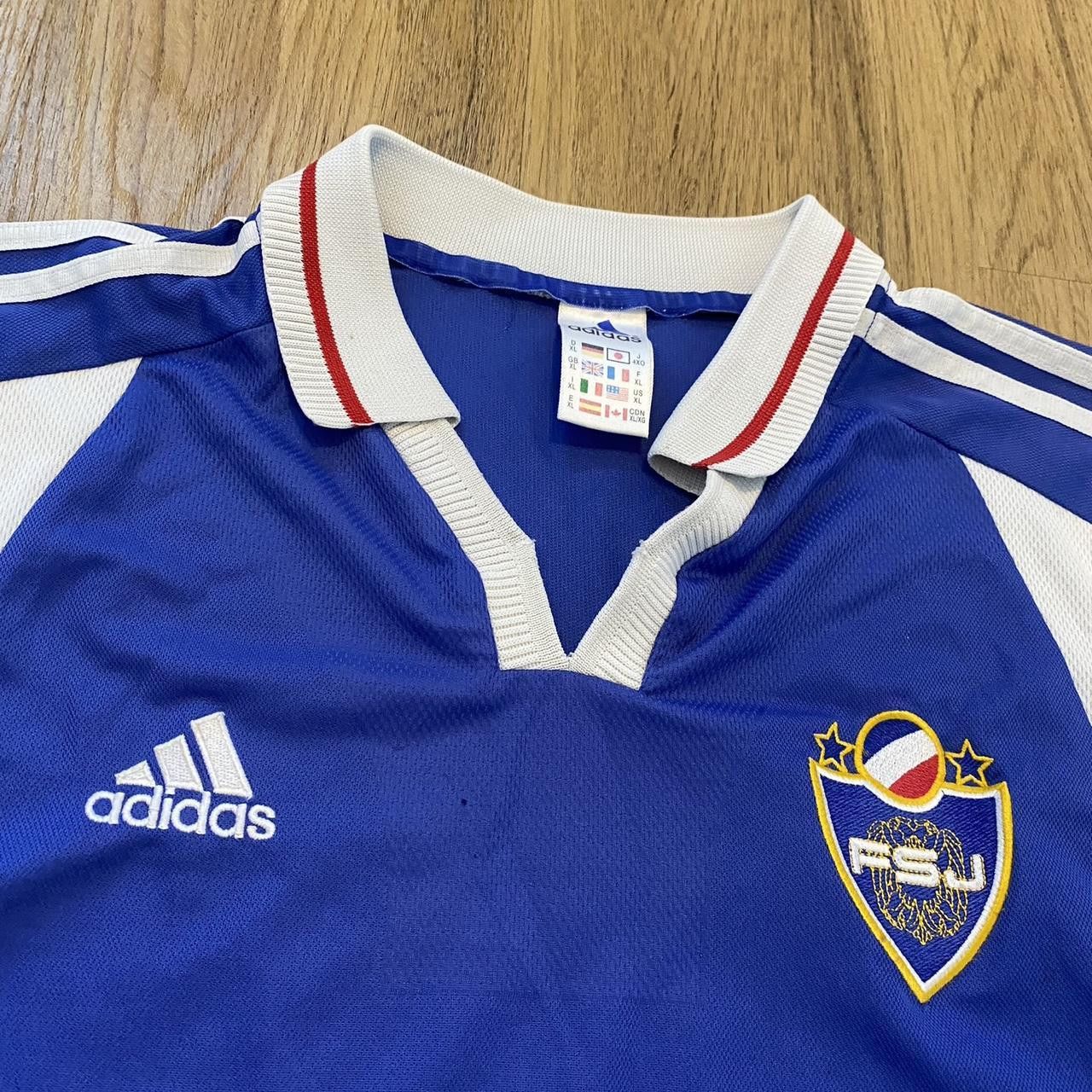 Adidas 2000-01 Jugoslavia Adidas Home Football Shirt Vintage Retro Size US XL / EU 56 / 4 - 3 Thumbnail