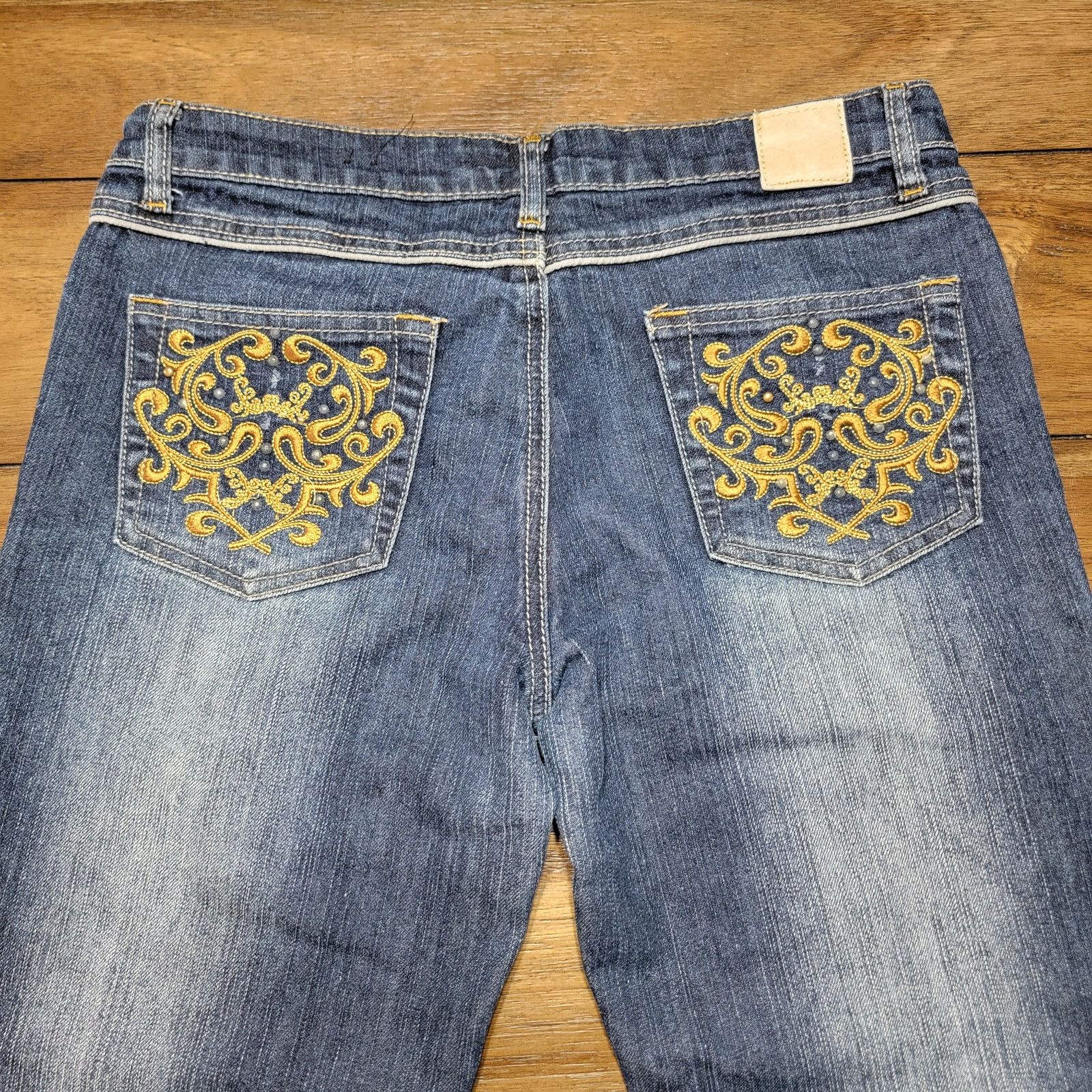 Southpole SouthPole Boot Cut Denim Jeans - Size Junior 9 Size 30" / US 8 / IT 44 - 4 Thumbnail