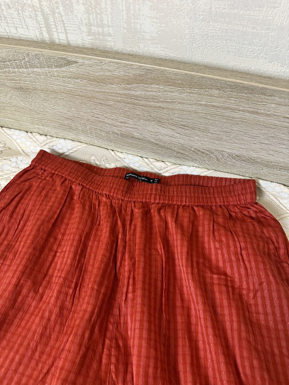 Gudrun Sjoden 🔥 Gudrun Sjoden Cotton Blend Wide Pants Trousers Check Size 28" / US 6 / IT 42 - 2 Thumbnail