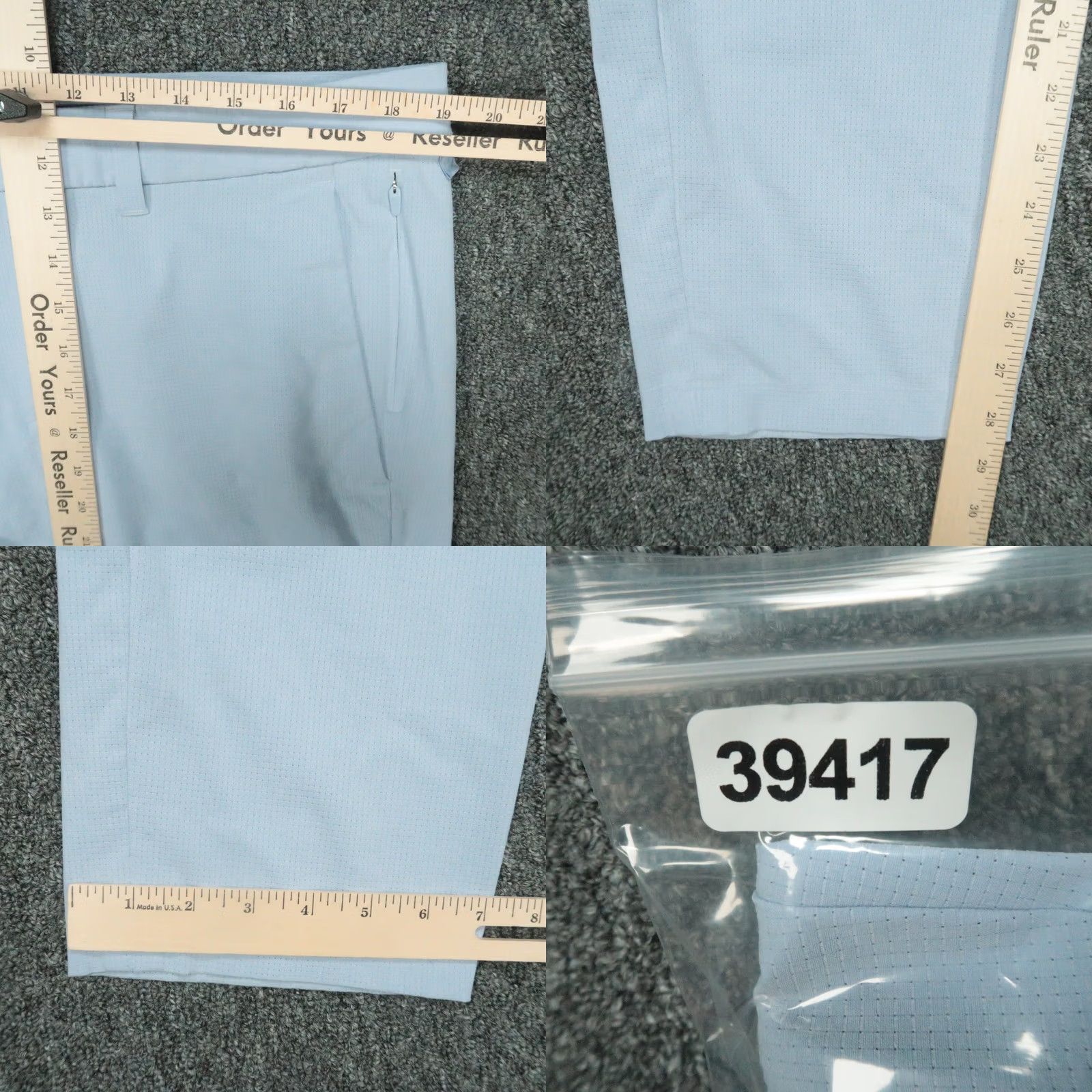 Lululemon Lululemon Pants Mens 38x29 Blue Slim Chino Straight Flat Front Zip Pocket Trouser B Size US 38 / EU 54 - 8 Thumbnail