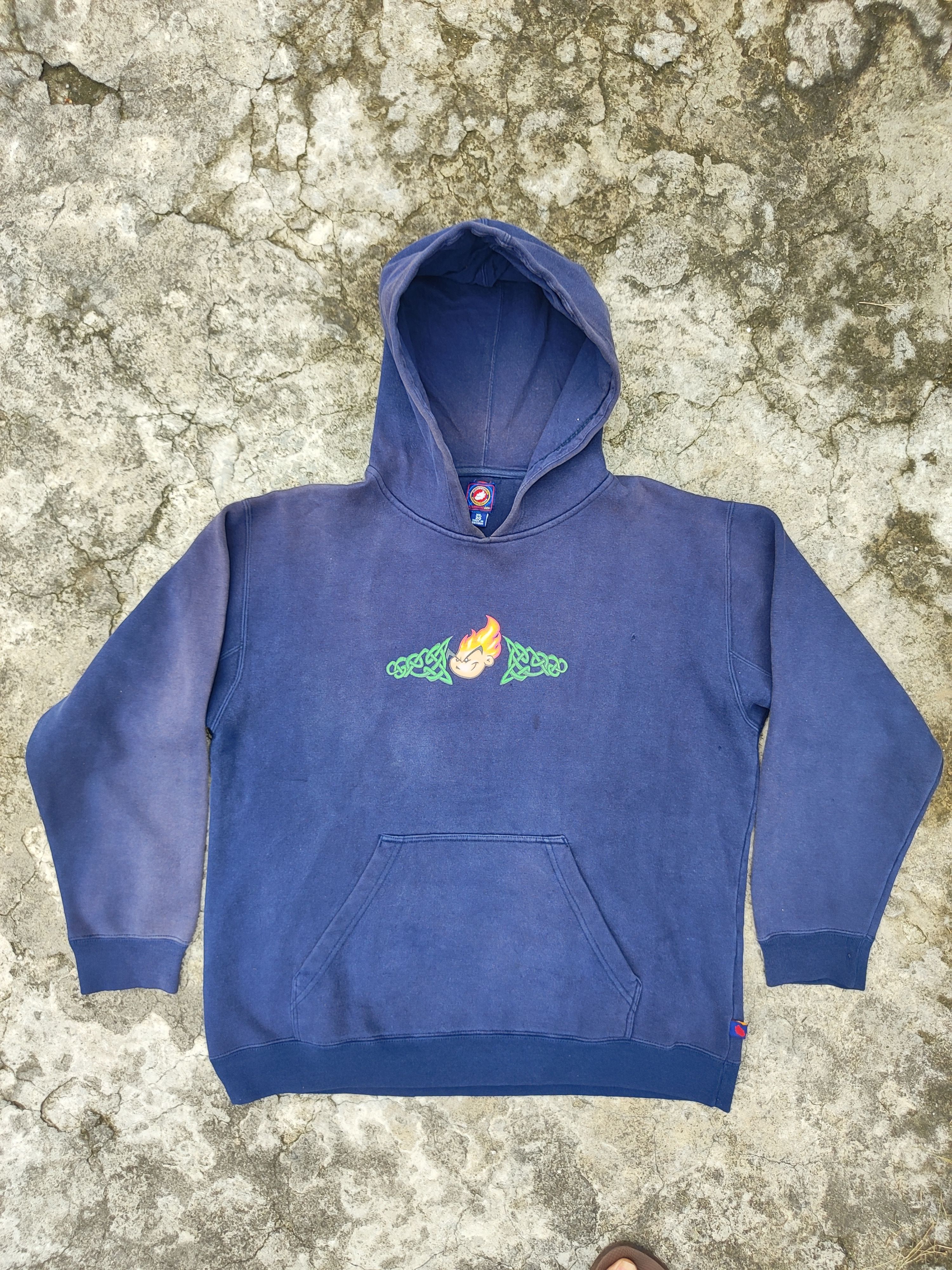 JNCO Jnco Flame Head Hoodie Size US XL / EU 56 / 4 - 1 Thumbnail
