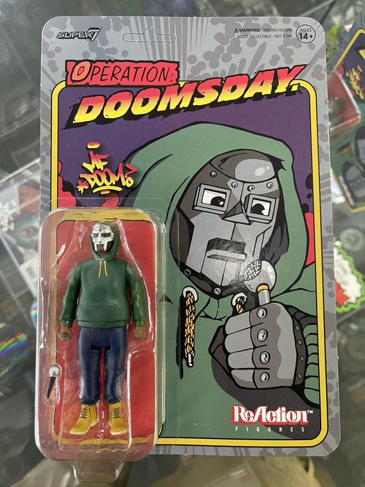 Mf Doom MF DOOM Operation Doomsday Super 7 ReAction figure | Grailed