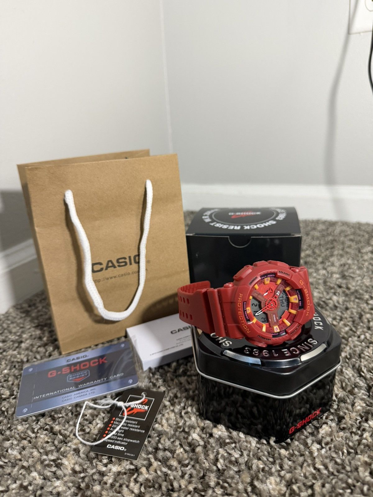 G Shock Red G-Shock GA110 Size ONE SIZE - 1 Thumbnail