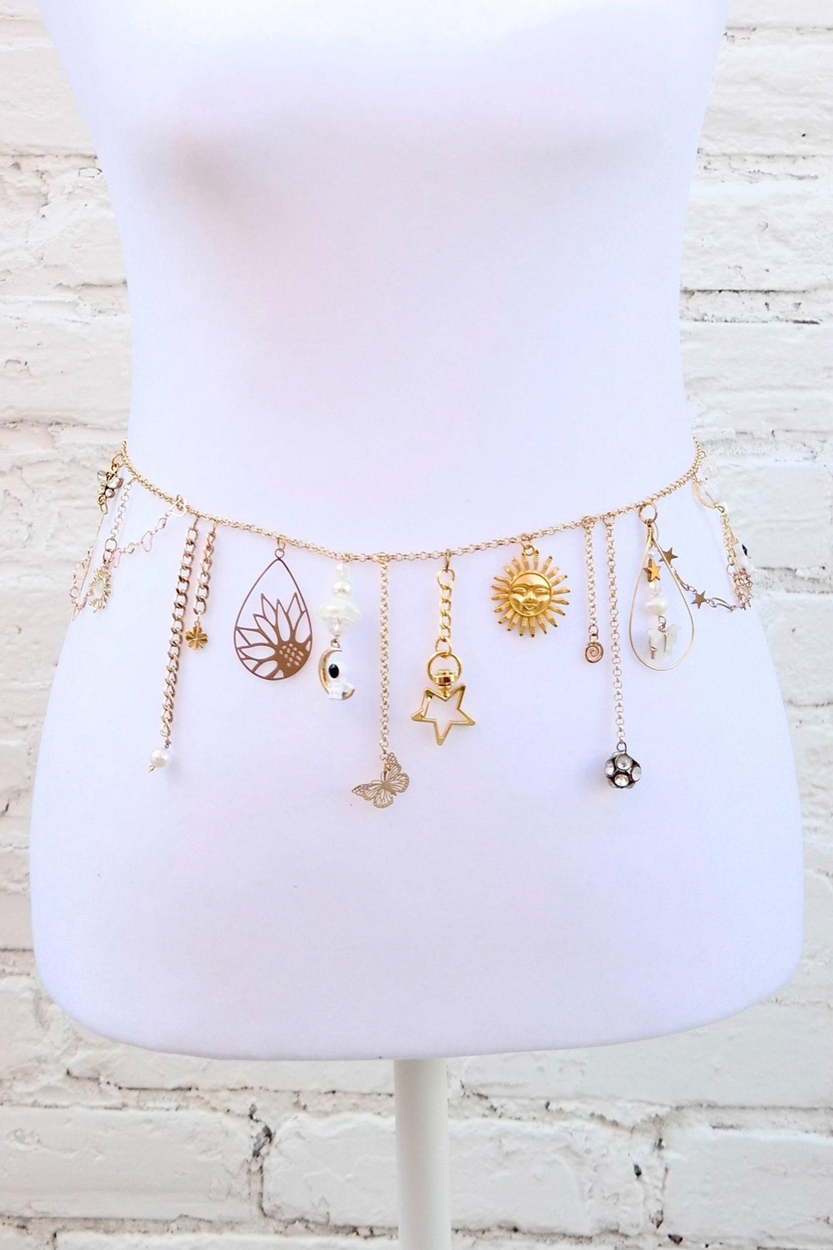 Handmade Gold Goddess Waist Chain Size ONE SIZE - 1 Thumbnail