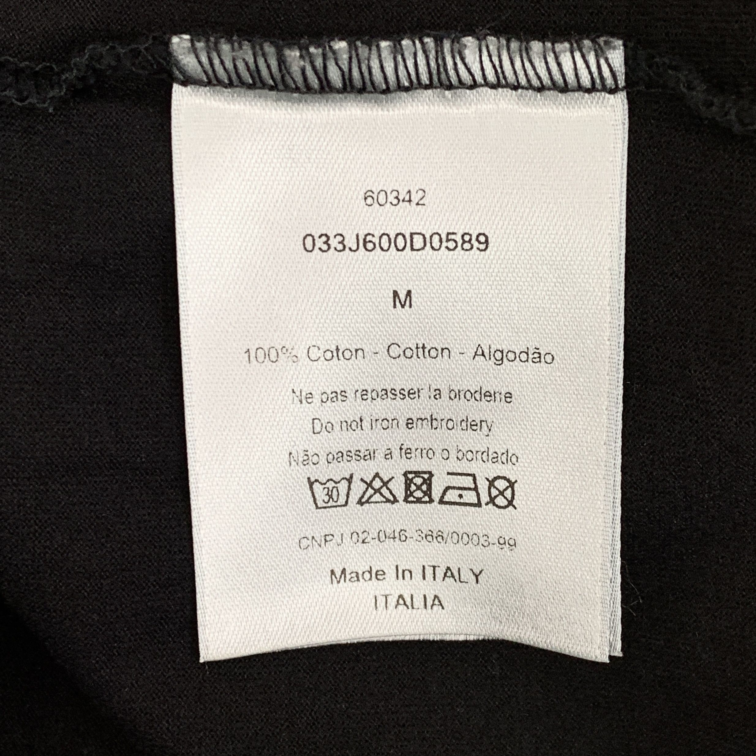 Dior Dior Logo Tee Black (M) Size US M / EU 48-50 / 2 - 8 Thumbnail