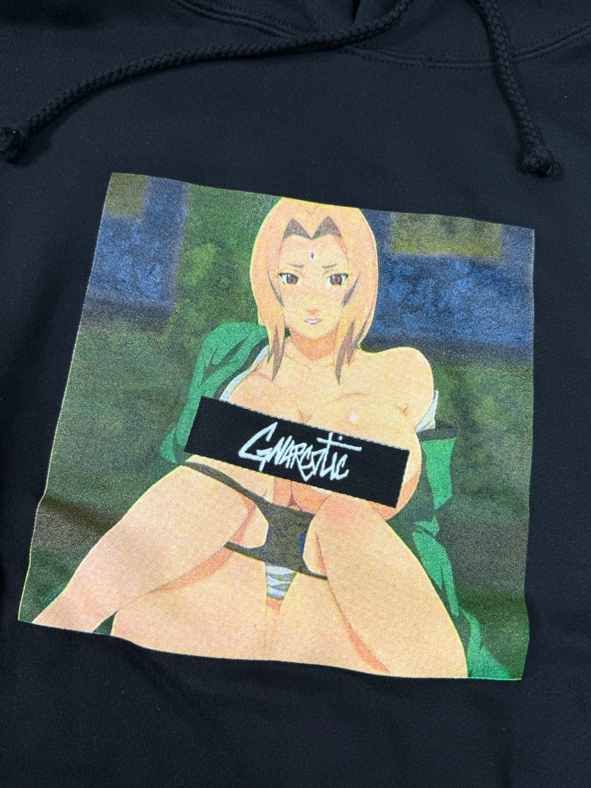 Glo Gang × Gnarcotic Gnarcotic Naruto Lady Tsunade Hoodie Black Medium Size US M / EU 48-50 / 2 - 3 Thumbnail