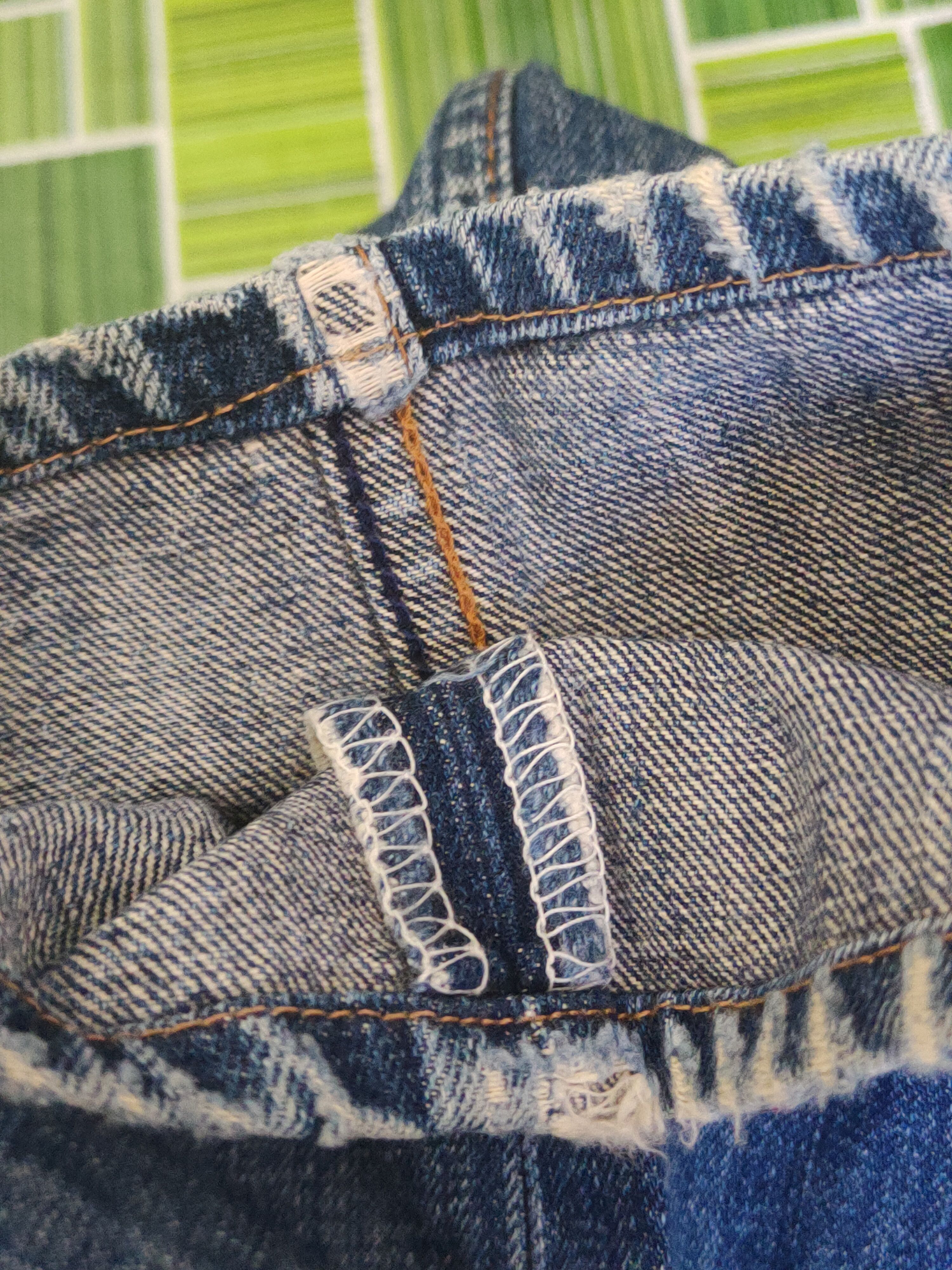 Levi's DL 503 Levi's Blue Distressed Ripped Denim Jeans #1639 Size US 30 / EU 46 - 13 Thumbnail