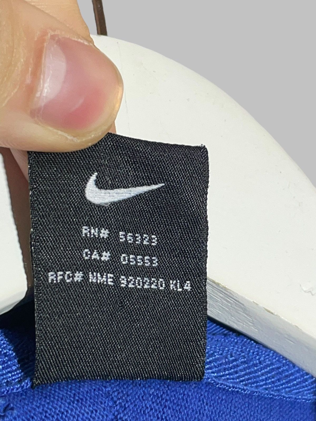 Nike × Vintage FC Barcelona Vintage Nike Swoosh 90’s Y2K Hype Long Sleeve Size US XL / EU 56 / 4 - 11 Thumbnail