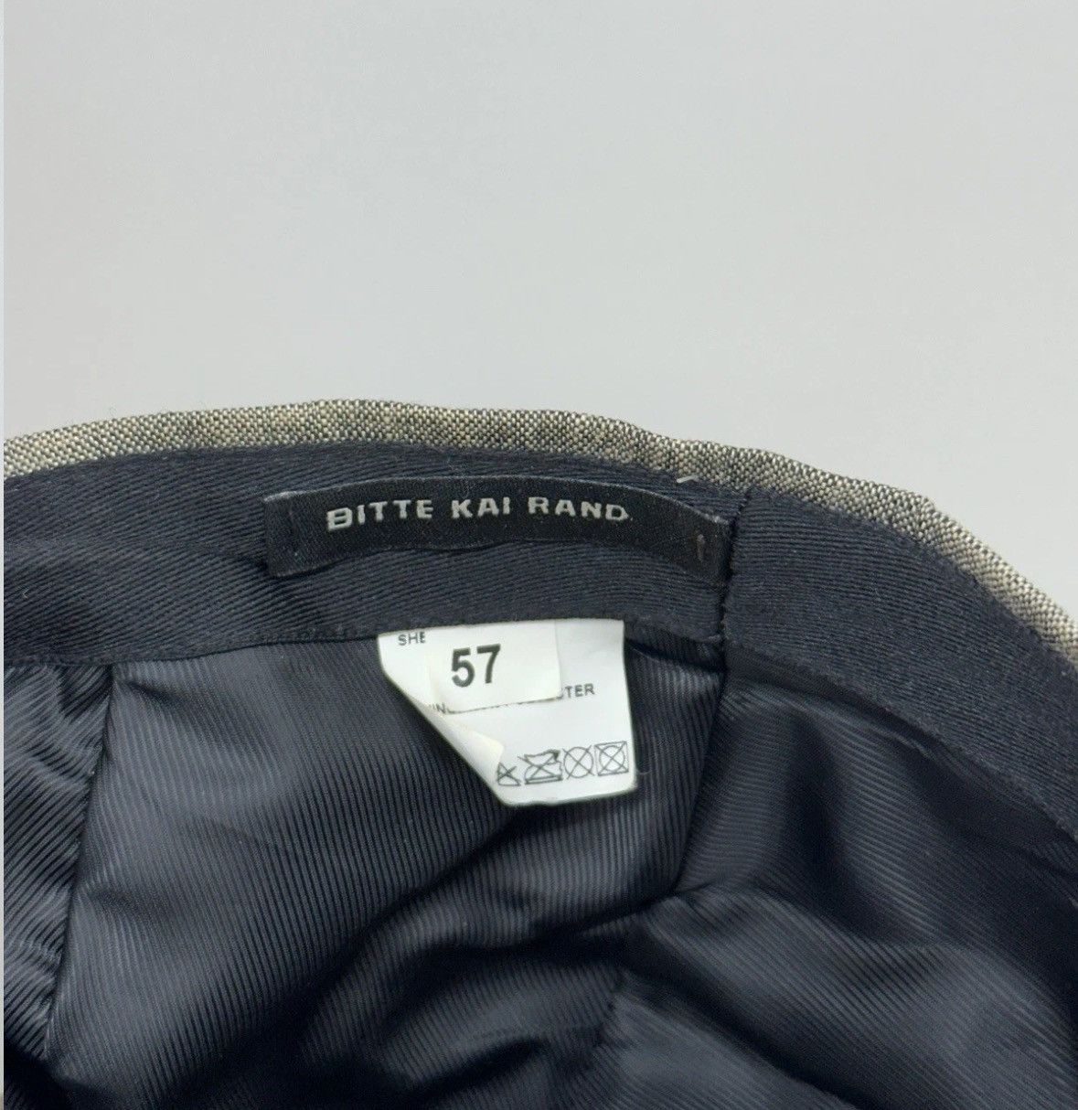 Vintage Bitte Kai Rand Linen Newsboy Cap Hat y2k Size 57 Size ONE SIZE - 9 Thumbnail