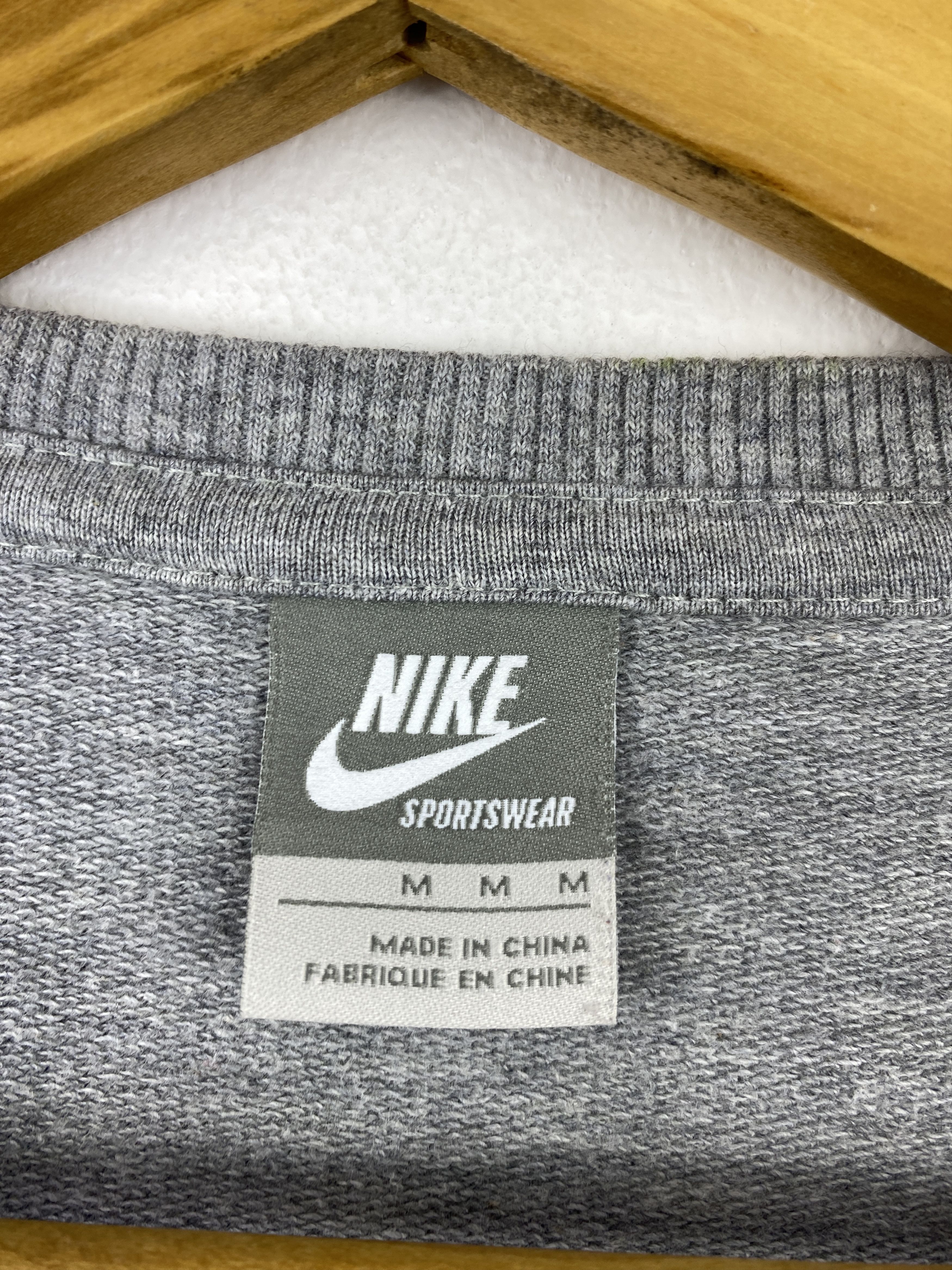 Nike Vintage Nike Spellout Big Logo Heather Crewneck BP0058 Size US M / EU 48-50 / 2 - 5 Thumbnail