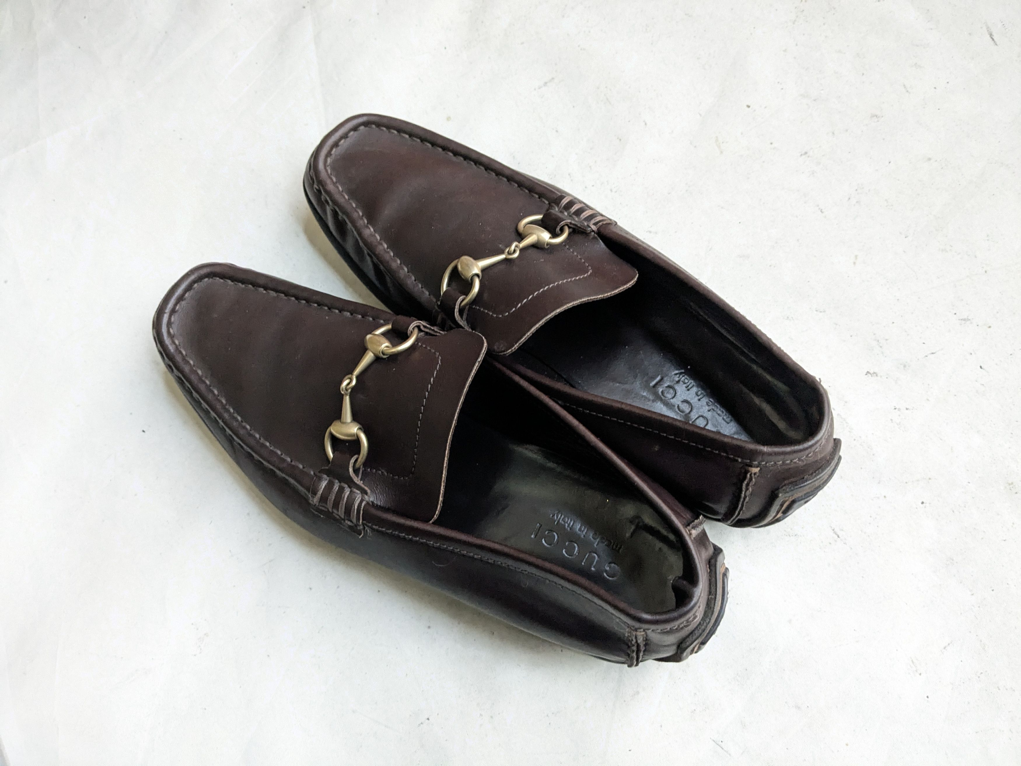 Gucci Gucci Horsebit Driving Loafers Brown Leather 9.5 Buckle Size US 9.5 / EU 42-43 - 9 Thumbnail