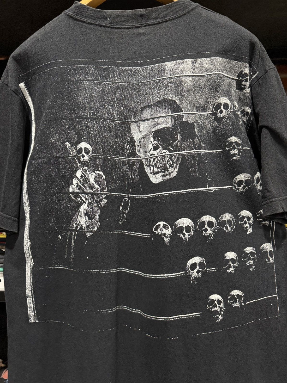 Band Tees Vintage 90s Megadeth Big Mark Backhit Faded Tee Size US L / EU 52-54 / 3 - 10 Thumbnail