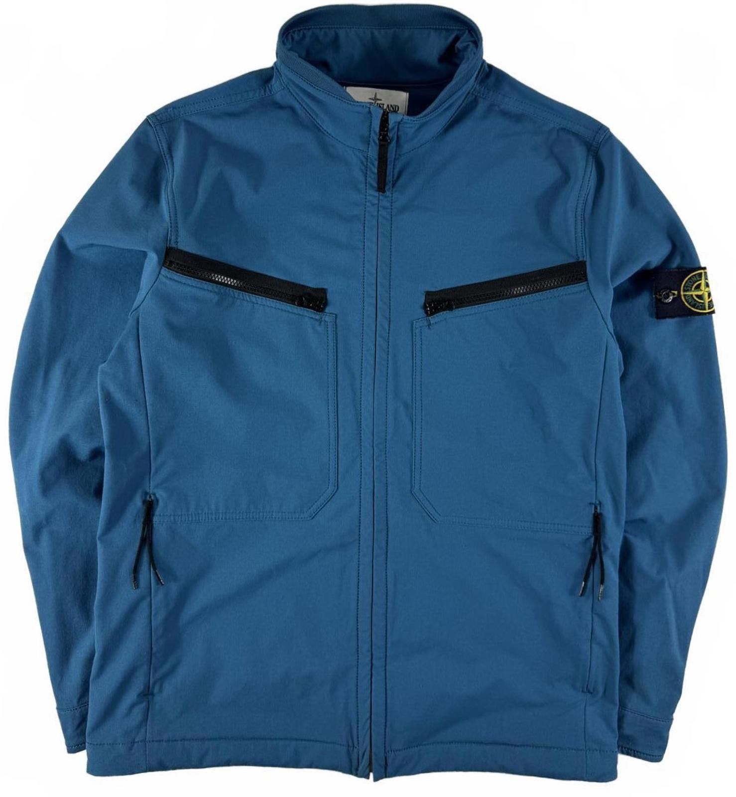 Stone Island Stone Island Comfort Shell Zip Up Jacket Blue Large Size US L / EU 52-54 / 3 - 1 Thumbnail