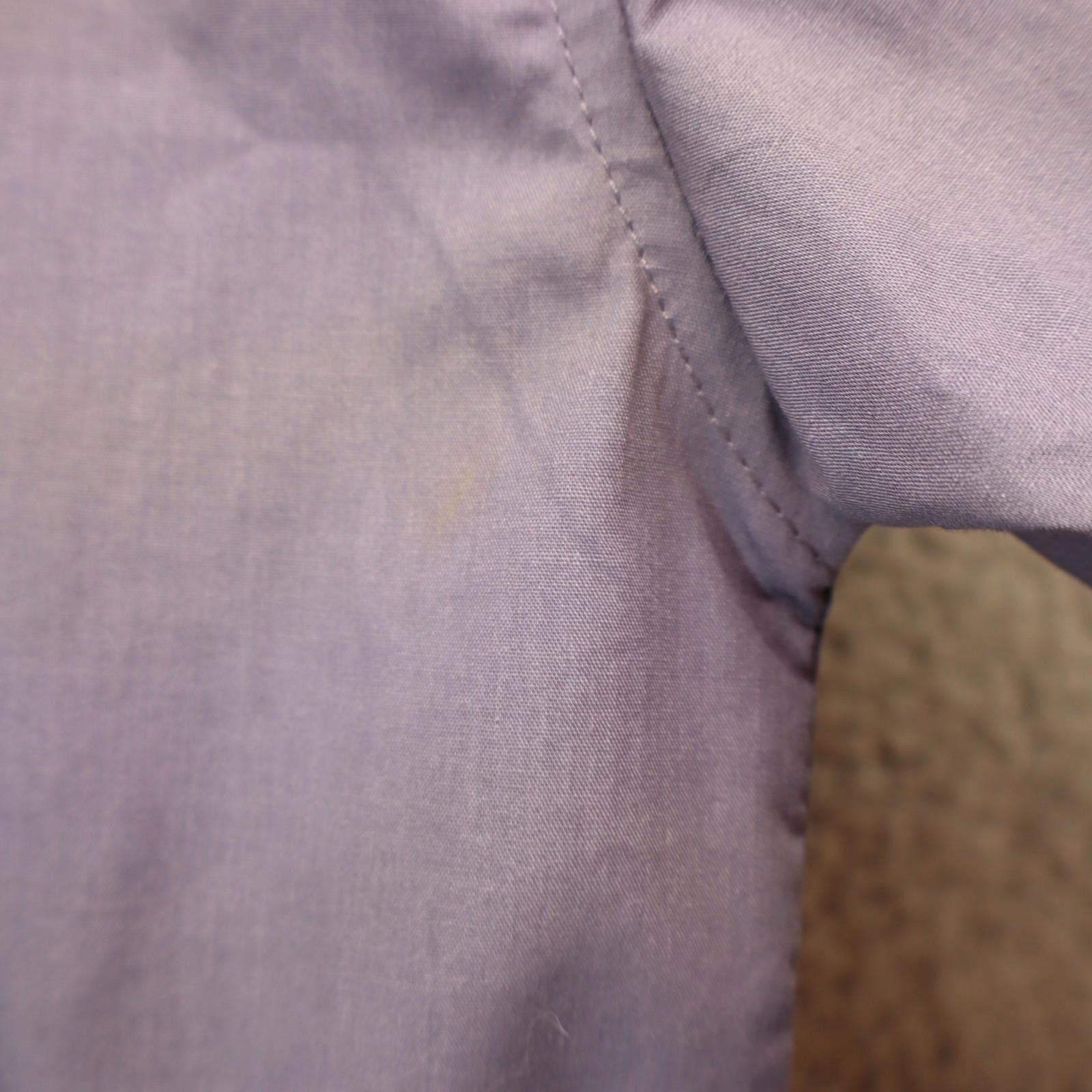 Brunello Cucinelli Bruno Dress Shirt Purple Long Button Med Men new defect Size 38R - 8 Thumbnail