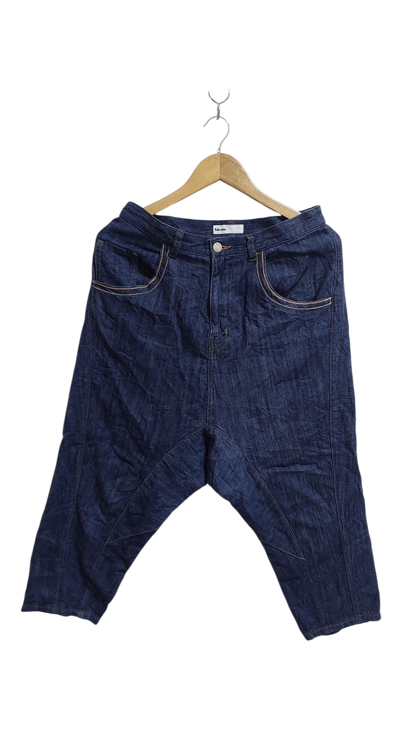 Ne-Net Ne-Net Issey Miyake Solf Jeans Pant Size US 30 / EU 46 - 1 Thumbnail