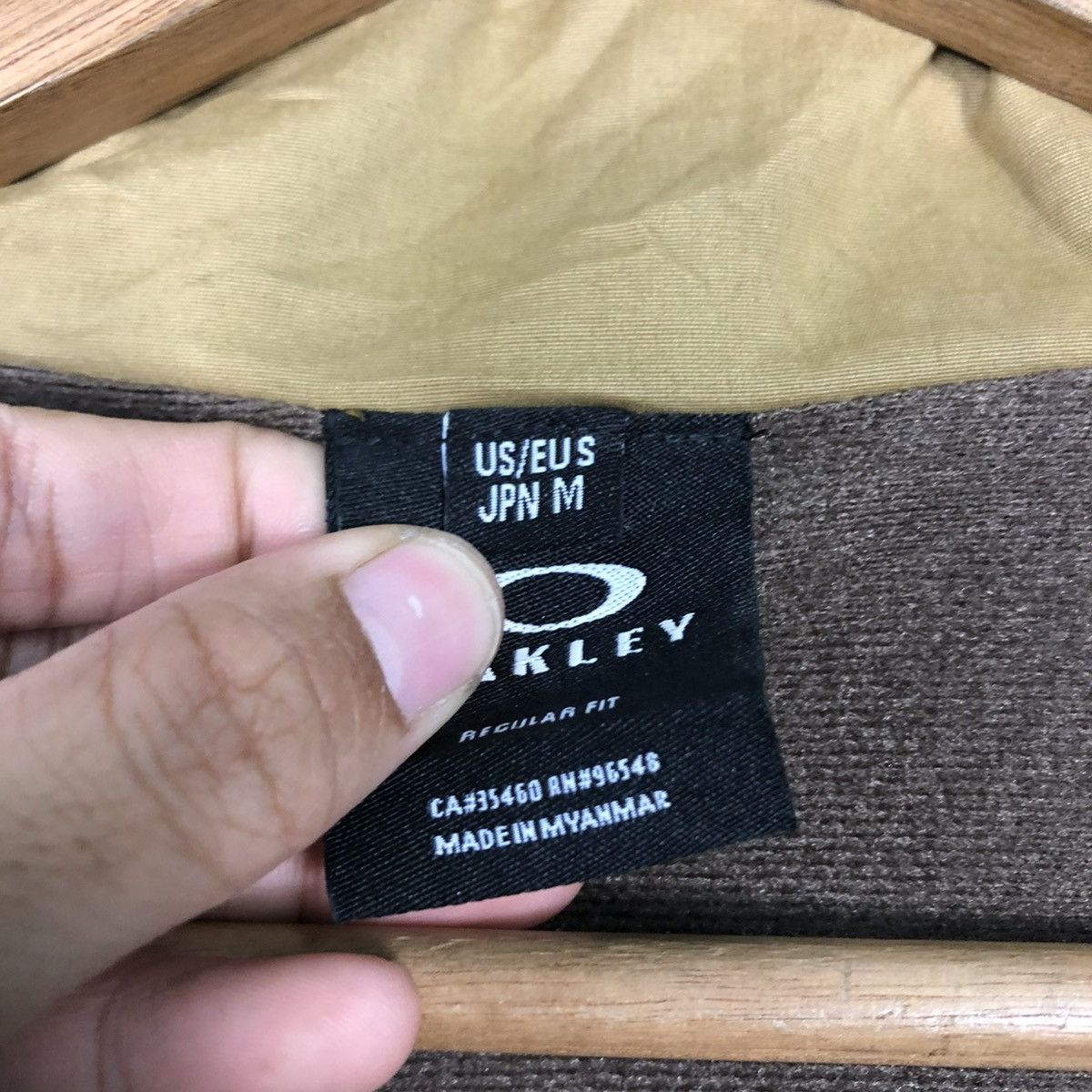 Oakley 🔥RICH BROWN METALLIC ZIPPER JACKET OAKLEY RARE DESIGN Size US M / EU 48-50 / 2 - 19 Thumbnail