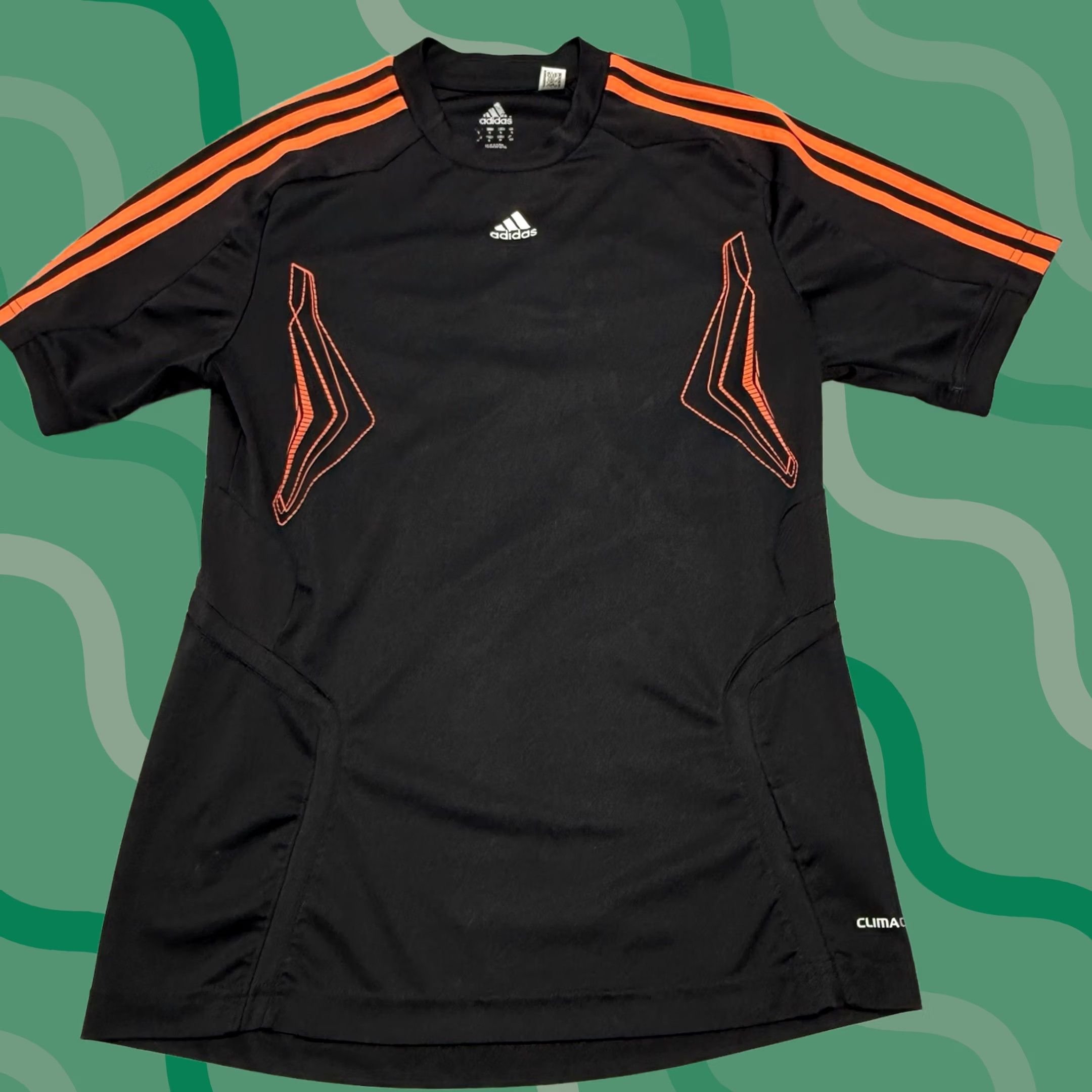 Adidas adidas Predator Shirt Mens S Black Red ClimaLite Short Sleeve Soccer Football Size US S / EU 44-46 / 1 - 1 Thumbnail