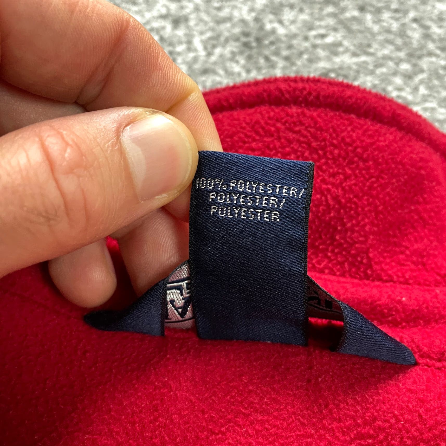Lands' End Lands' End Fleece Jacket Womens Medium 10-12 Red Casual Outdoor Button Up Collared Size M / US 6-8 / IT 42-44 - 6 Thumbnail