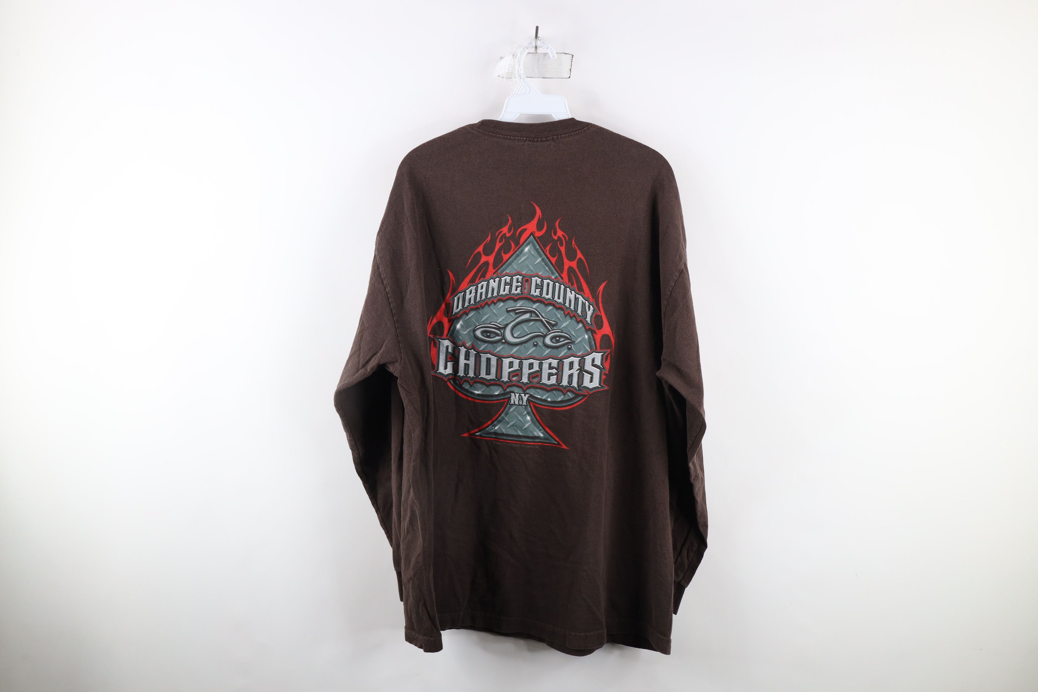 Vintage Vintage Y2K 2003 Orange County Choppers Long Sleeve T-Shirt Size US XL / EU 56 / 4 - 10 Thumbnail