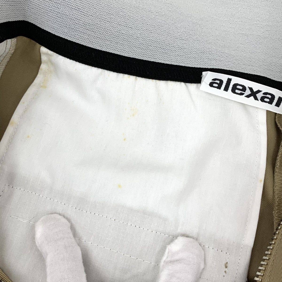 Alexander Wang Alexander Wang High Waist Logo Elastic Carrot Pants K26WX Size 25" / US 0 / IT 36 - 7 Thumbnail