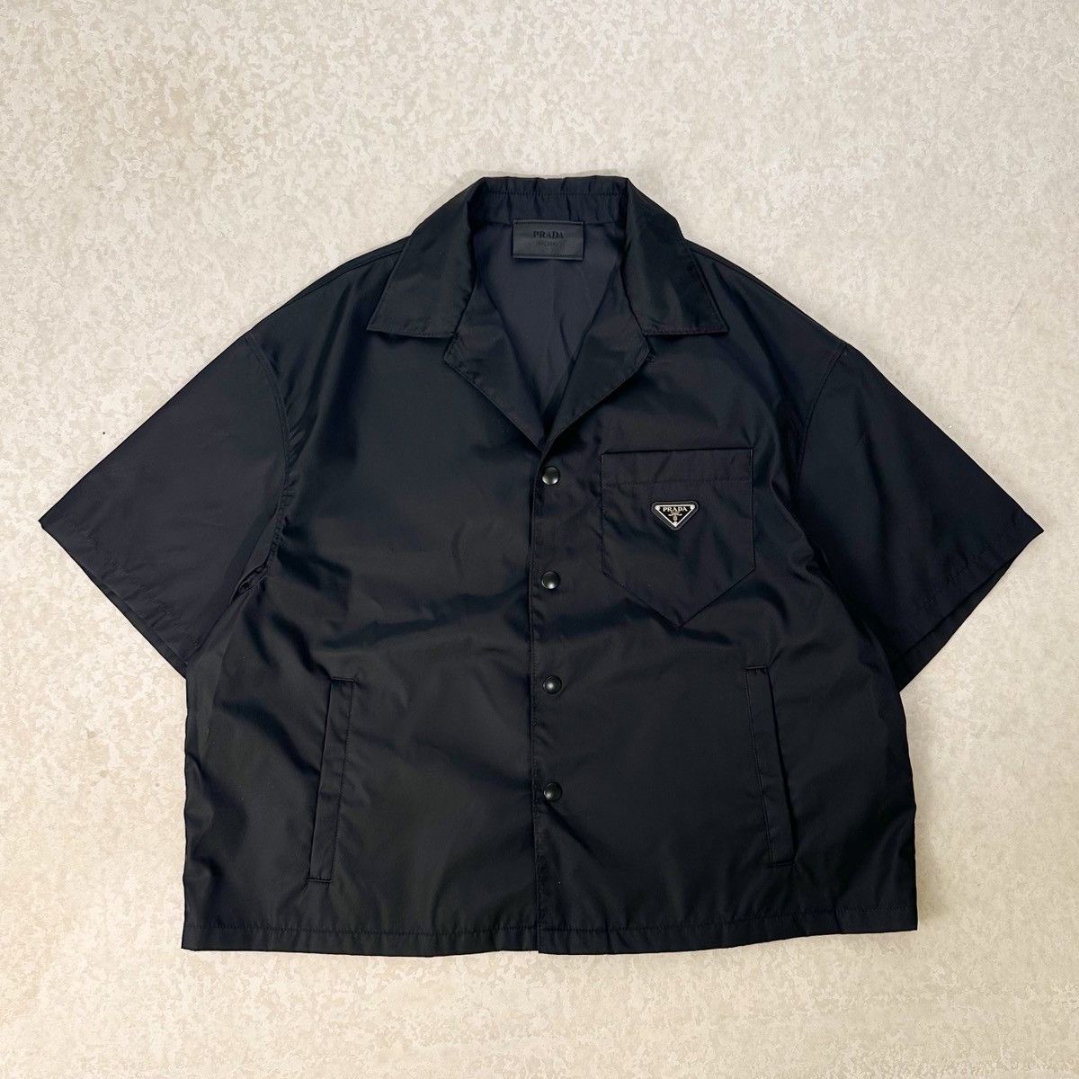 Prada Prada Re-nylon Shirt- Black Size US XL / EU 56 / 4 - 1 Thumbnail