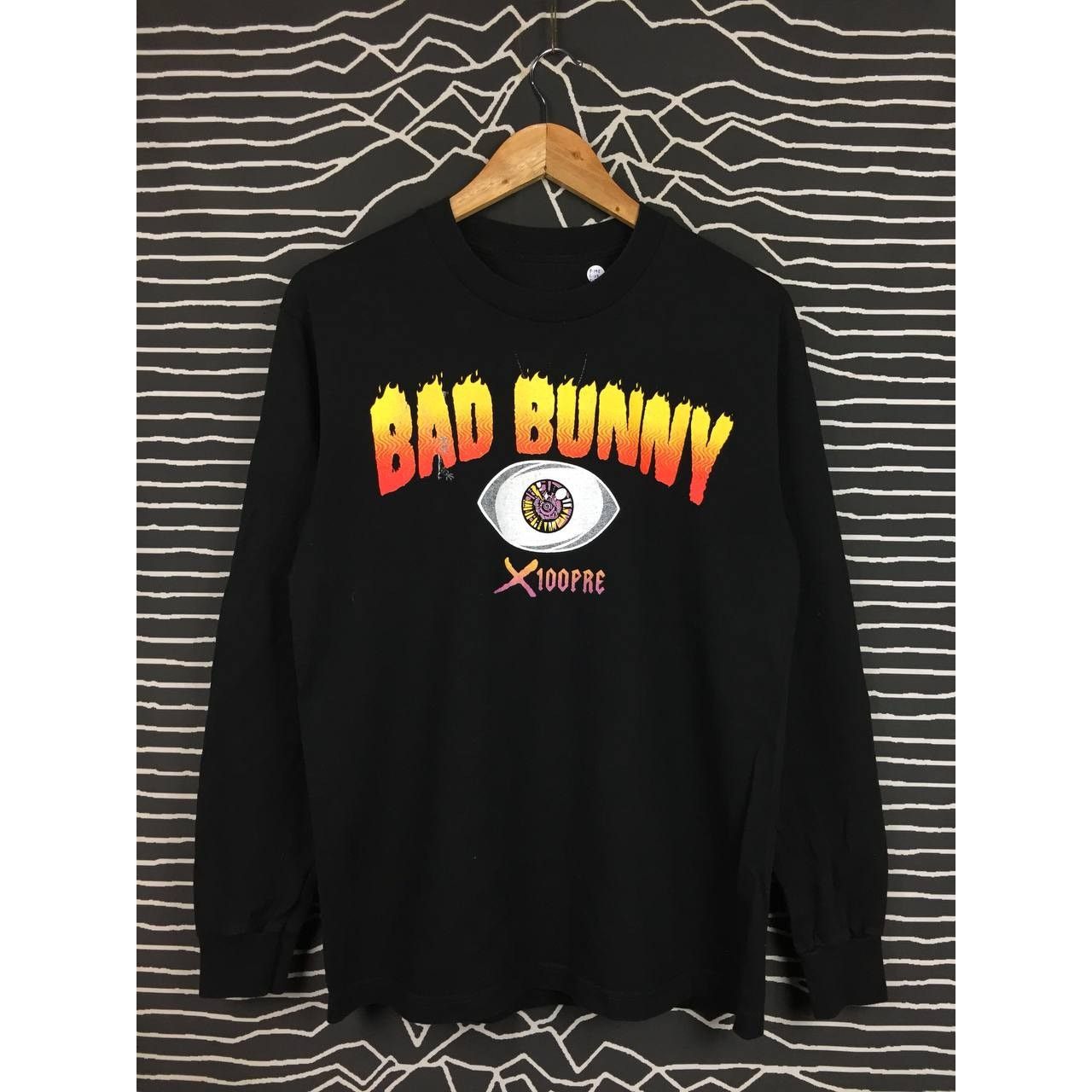 Band Tees × Rap Tees Bad Bunny Rapper X100pre Tour Longsleeve Rap Tees Size US M / EU 48-50 / 2 - 5 Thumbnail
