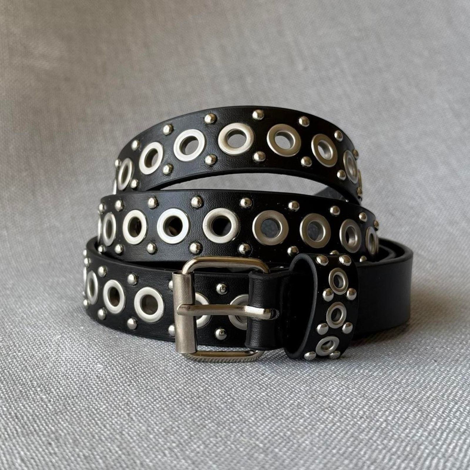 Other Vintage style studded metal Size 30 - 1 Thumbnail