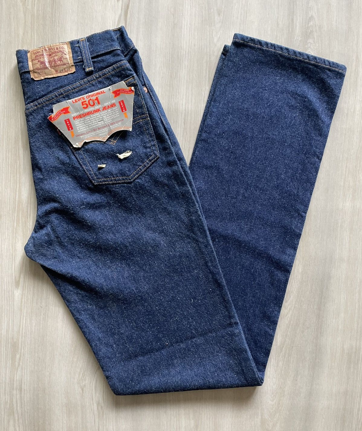 Levi's × Levi's Vintage Clothing × Vintage Vintage 80s Levis 501 Student USA 29x36 Size US 29 - 1 Thumbnail